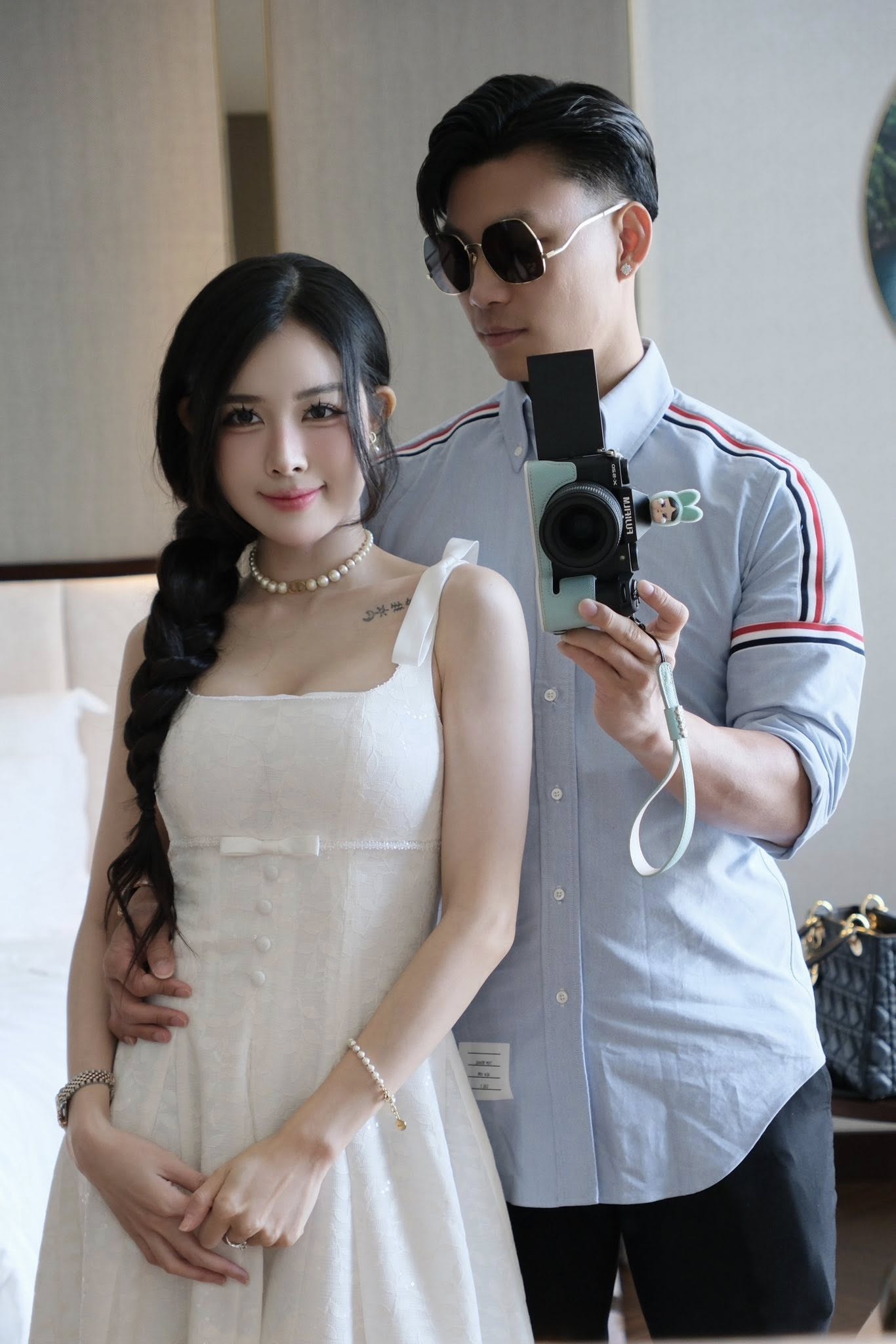 Bạn gái trâm anh thế phiệt của Văn Thanh flex xe đôi sang xịn, minh chứng tình cảm ngọt ngào với người thương- Ảnh 6. Bạn gái trâm anh thế phiệt của Văn Thanh flex xe đôi sang xịn, minh chứng tình cảm ngọt ngào với người thương- Ảnh 6.