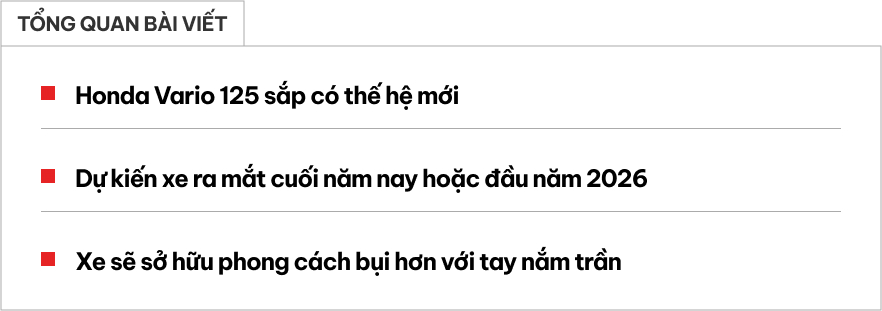 Honda Vario 125 thế hệ mới sẽ có phiên bản dễ hút khách Việt: Tay trần cho dân thích cảm giác 'bụi bặm', có thể ra mắt ngay trong năm nay- Ảnh 1.