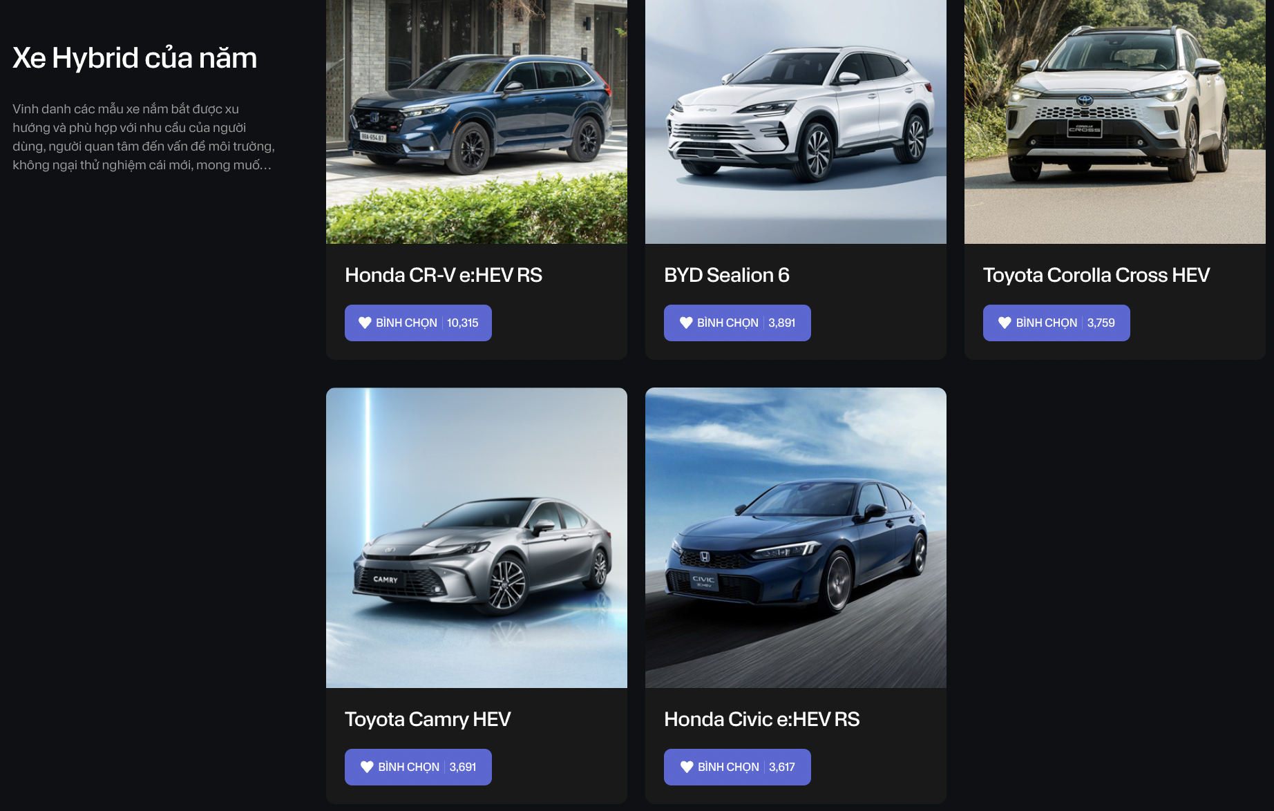 9 xe tạm dẫn đầu bình chọn CCA 2025 sau 1 tuần mở vote: Territory át vía CX-5, CR-V, Lynk & Co 06 áp đảo và những diễn biến khó đoán ở giai đoạn nước rút- Ảnh 13.