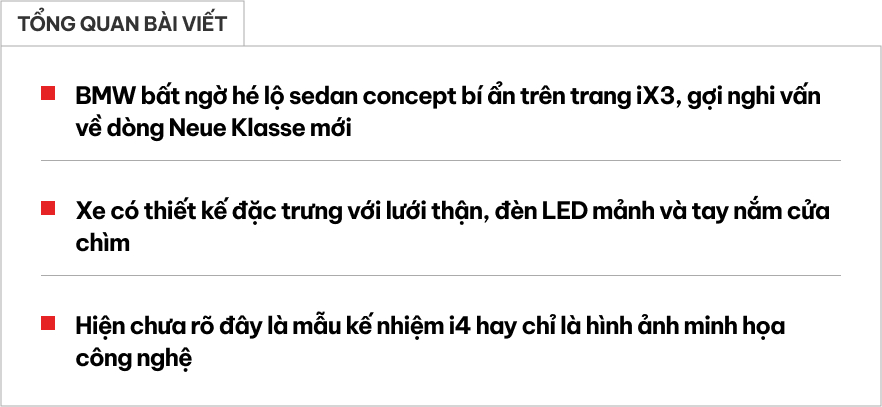 BMW khoe công nghệ nhưng mẫu sedan mới lạ lộ diện mới là tâm điểm chú ý- Ảnh 1.
