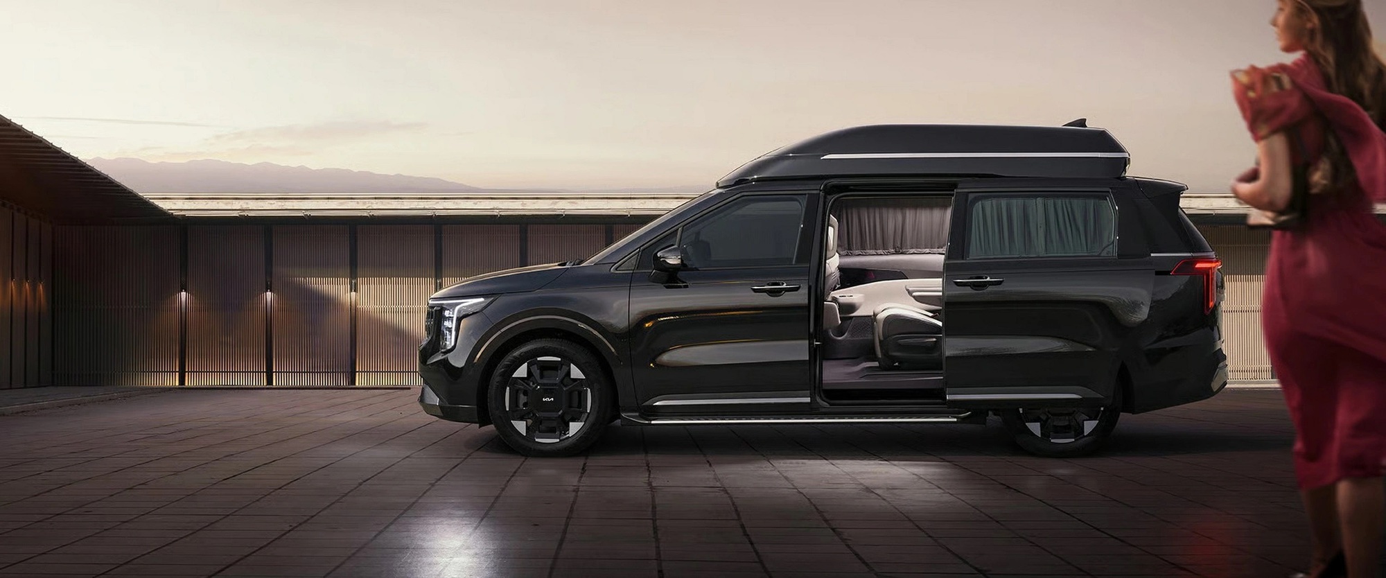 Kia Carnival bản 'chủ tịch' ra mắt Việt Nam cuối tuần này: Nội thất dễ thêm ghế massage, màn hình lớn phía sau, nóc xe có chi tiết đặc biệt- Ảnh 8.