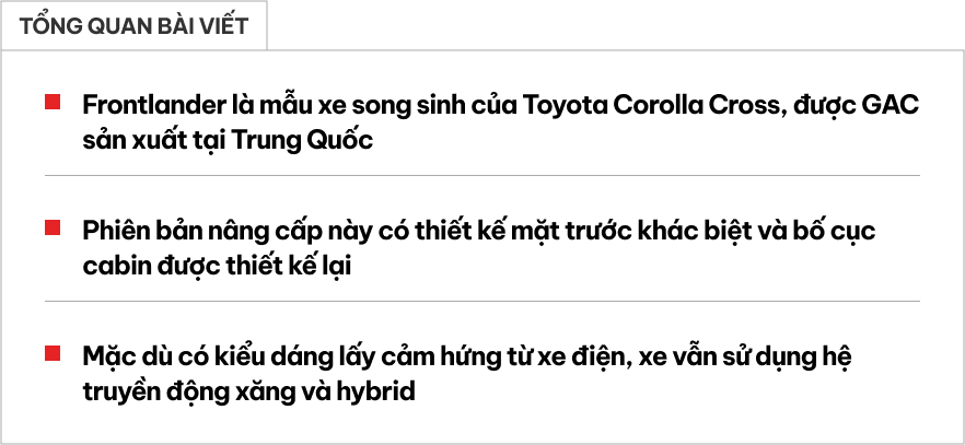 Toyota Corolla Cross 2026 ra mắt sát Việt Nam với tên gọi khác: Có điểm như xe điện, màn hình khủng, động cơ hybrid mạnh hơn- Ảnh 1.