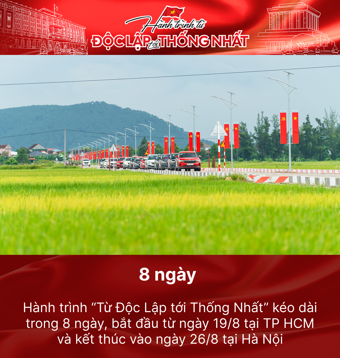 Những con số ấn tượng hành trình ‘Từ Độc Lập tới Thống Nhất’: 8 ngày, gần 2.500km, 6 mảnh ghép lịch sử, hơn 42 triệu tiền xăng- Ảnh 2.