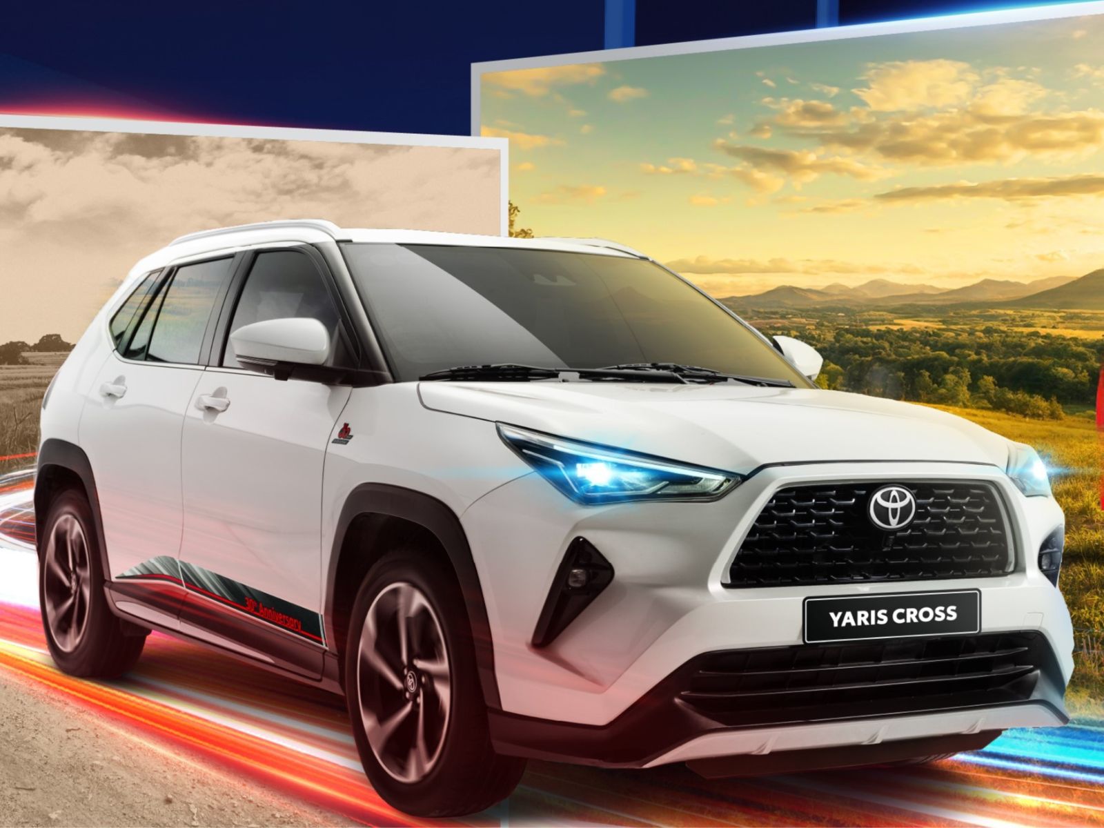 Toyota Việt Nam chơi lớn dịp 30 năm: Ra mắt Vios, Veloz Cross, Yaris Cross bản đặc biệt, giới hạn 1.000 chiếc, giá không đổi- Ảnh 6.