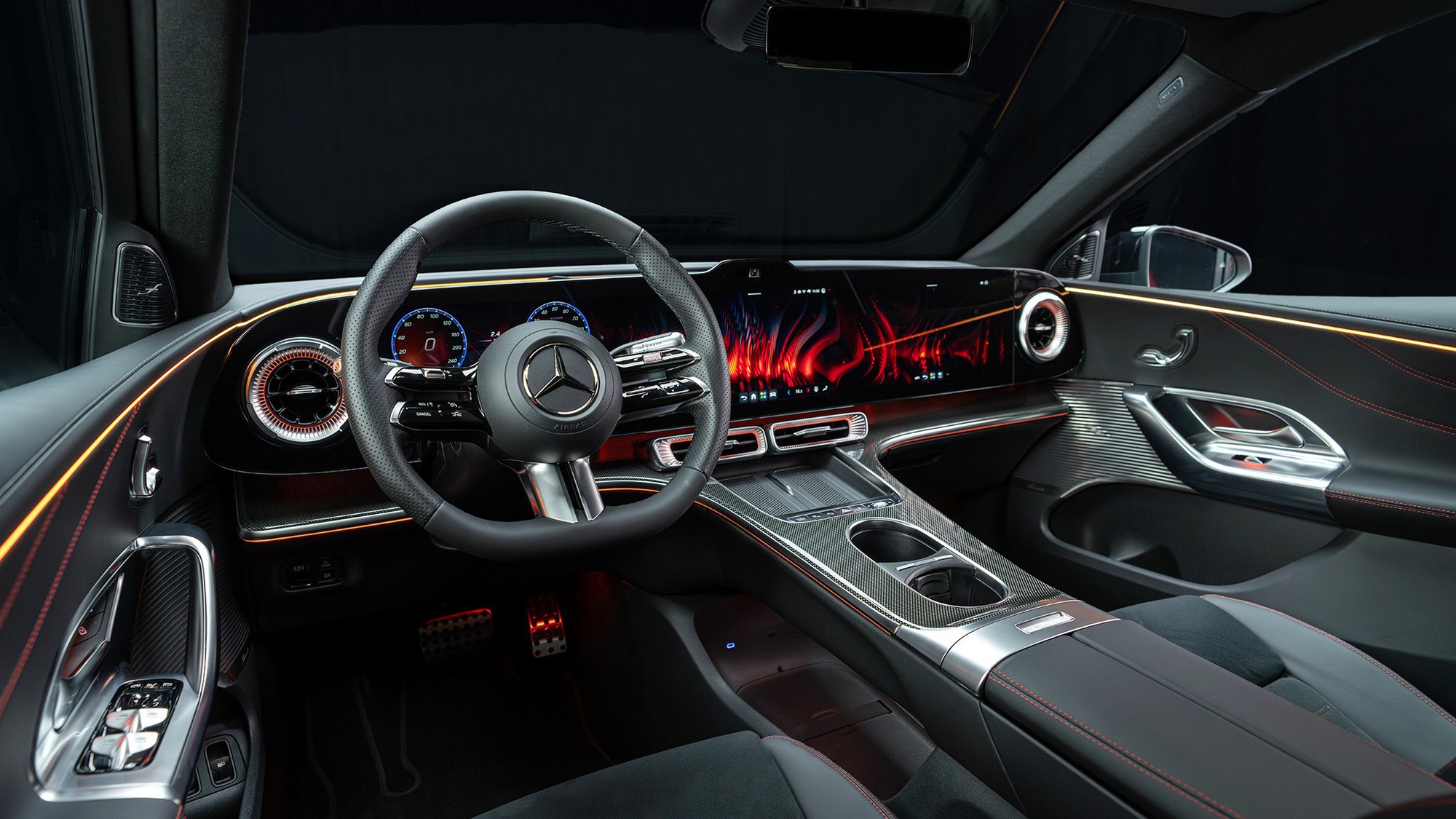 Mercedes-Benz GLC EV 2026 ra mắt: Trần sao, ghế rung theo nhạc, chạy 700 km/sạc, màn lớn chưa từng có- Ảnh 20.