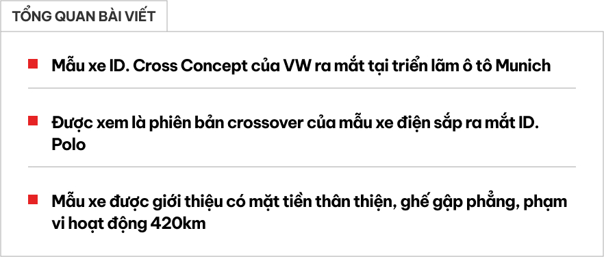 VW T-Cross tạm ngừng bán ở Việt Nam có thể thay bằng mẫu xe điện này: Chạy 420km/sạc, dễ chế thành nhà di động với ghế sau gập phẳng như giường- Ảnh 1.