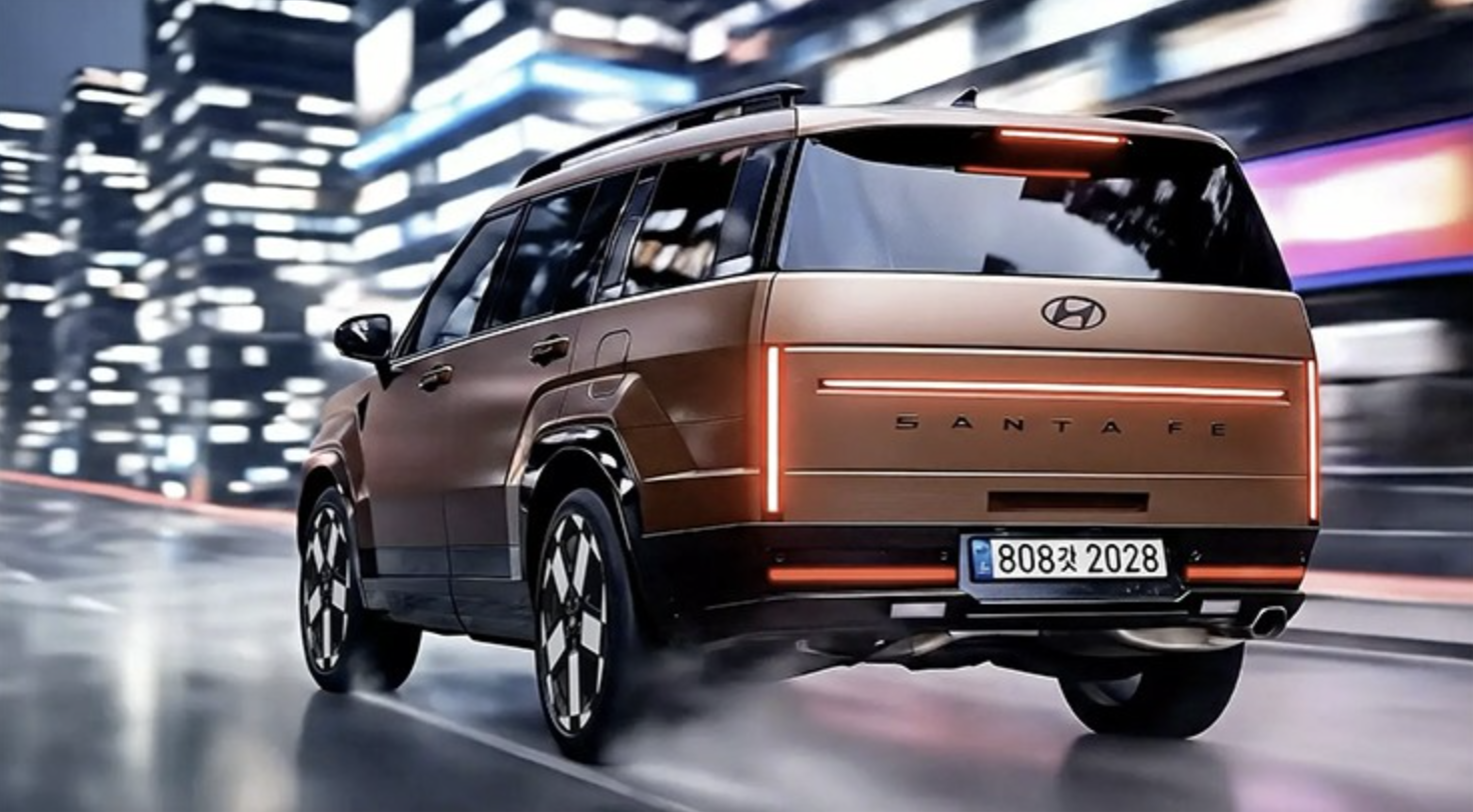 Đây có thể là Hyundai Santa Fe 2027: Phần đuôi gây tranh cãi được sửa lại, dễ có bản hybrid cắm sạc chạy 'full' 900km- Ảnh 2. Đây có thể là Hyundai Santa Fe 2027: Phần đuôi gây tranh cãi được sửa lại, dễ có bản hybrid cắm sạc chạy 'full' 900km- Ảnh 2.