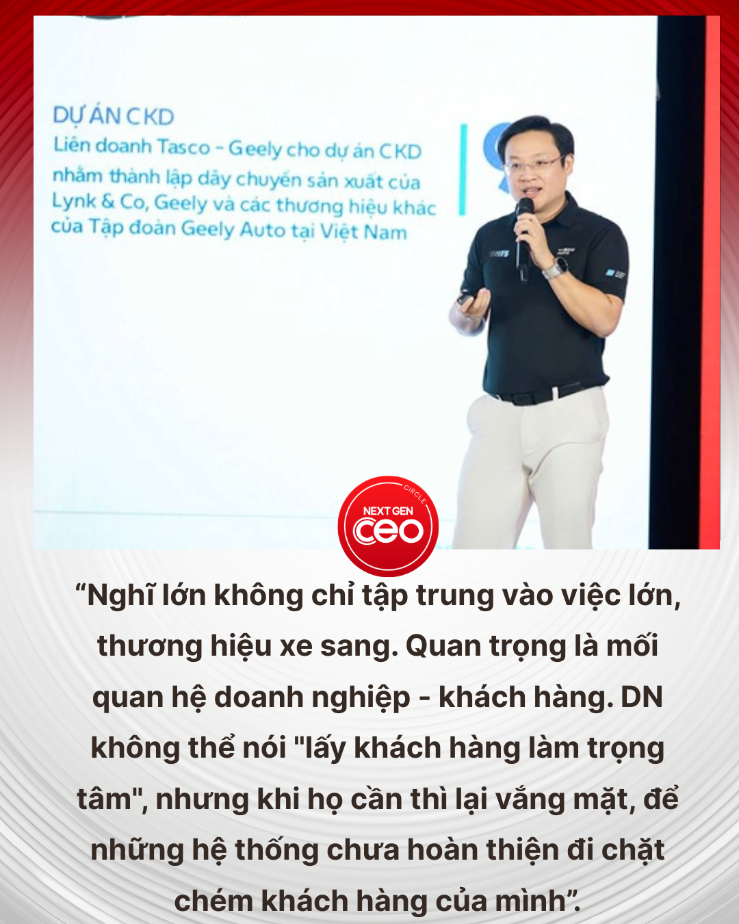 CEO Tasco Auto Ho&agrave;ng Anh Tuấn: Nghĩ lớn kh&ocirc;ng chỉ l&agrave; b&aacute;n th&ecirc;m nhiều xe, m&agrave; l&agrave;m cả những việc rất nhỏ như rửa xe 5 ph&uacute;t với 39.000 đồng, nhưng đ&aacute;p ứng đ&uacute;ng nhu cầu của kh&aacute;ch h&agrave;ng- Ảnh 5.