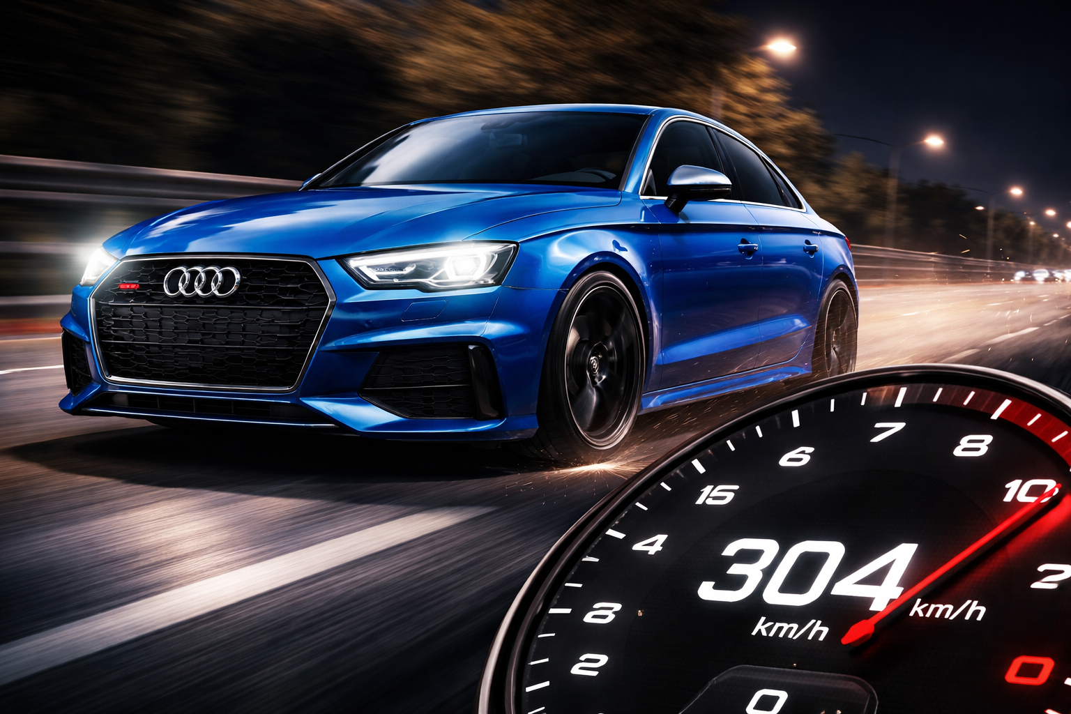 Chạy 304km/h ở đường c&ocirc;ng cộng rồi 'khoe' tr&ecirc;n Tiktok, t&agrave;i xế n&agrave;y c&oacute; thể bị phạt 245 triệu đồng v&agrave; tước bằng l&aacute;i 4 năm- Ảnh 1.