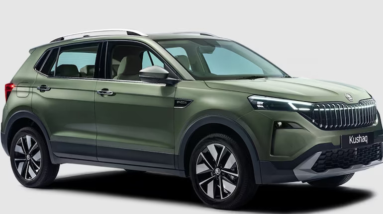 Skoda Kushaq 2026 lần đầu lộ ảnh kh&ocirc;ng che: Mặt trước long lanh với ca lăng ph&aacute;t s&aacute;ng, m&acirc;m mới, dễ sớm về Việt Nam cạnh tranh Xforce, Yaris Cross- Ảnh 1.