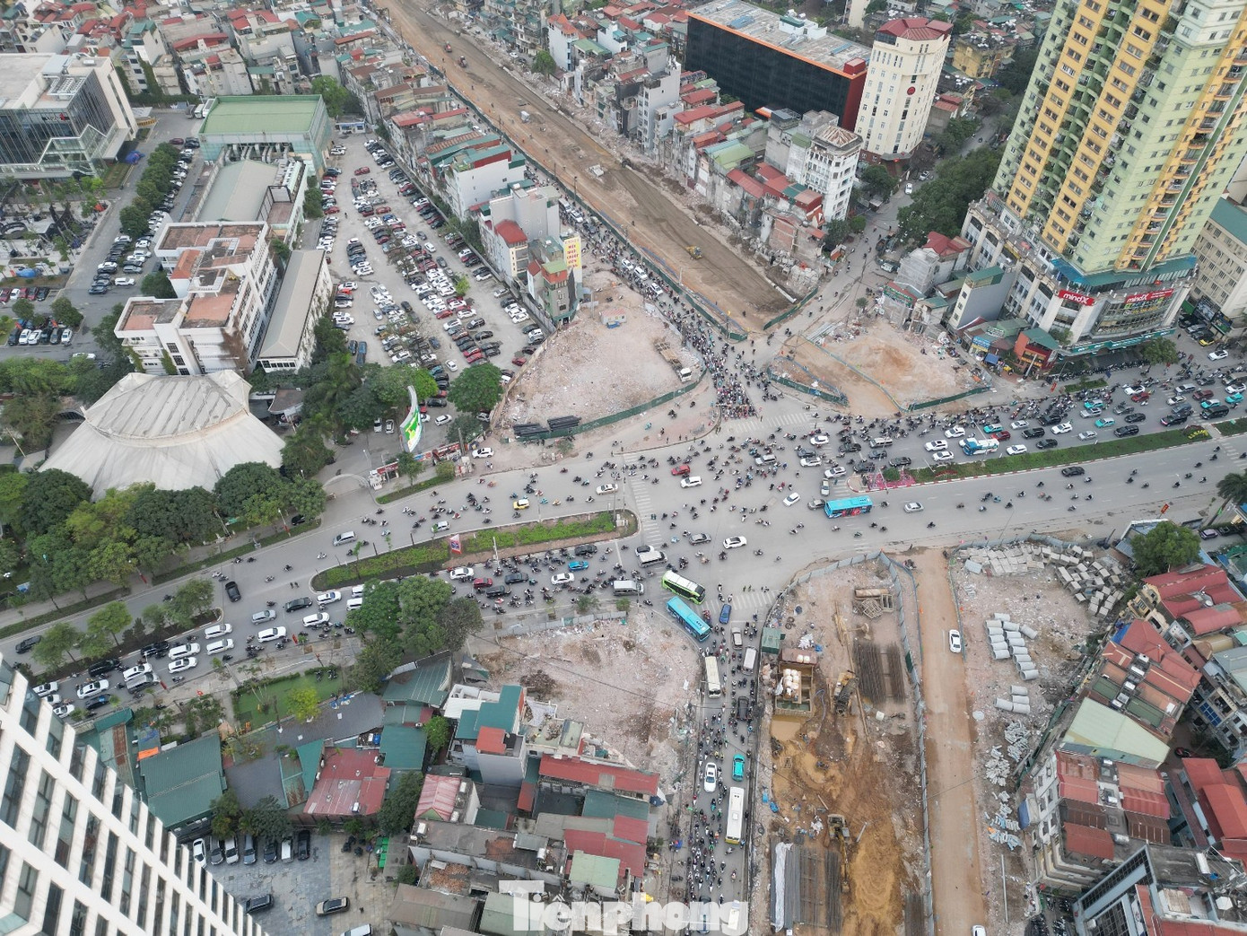 H&agrave; Nội: Cận cảnh vị tr&iacute; x&acirc;y 2 cầu vượt lớn ở V&agrave;nh đai 1- Ảnh 1.