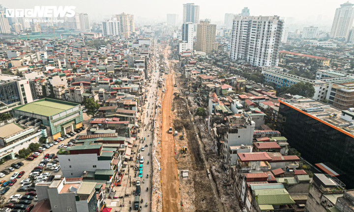 H&agrave; Nội cấm &ocirc; t&ocirc; chiều La Th&agrave;nh - Voi Phục để thi c&ocirc;ng đường V&agrave;nh đai 1- Ảnh 1.