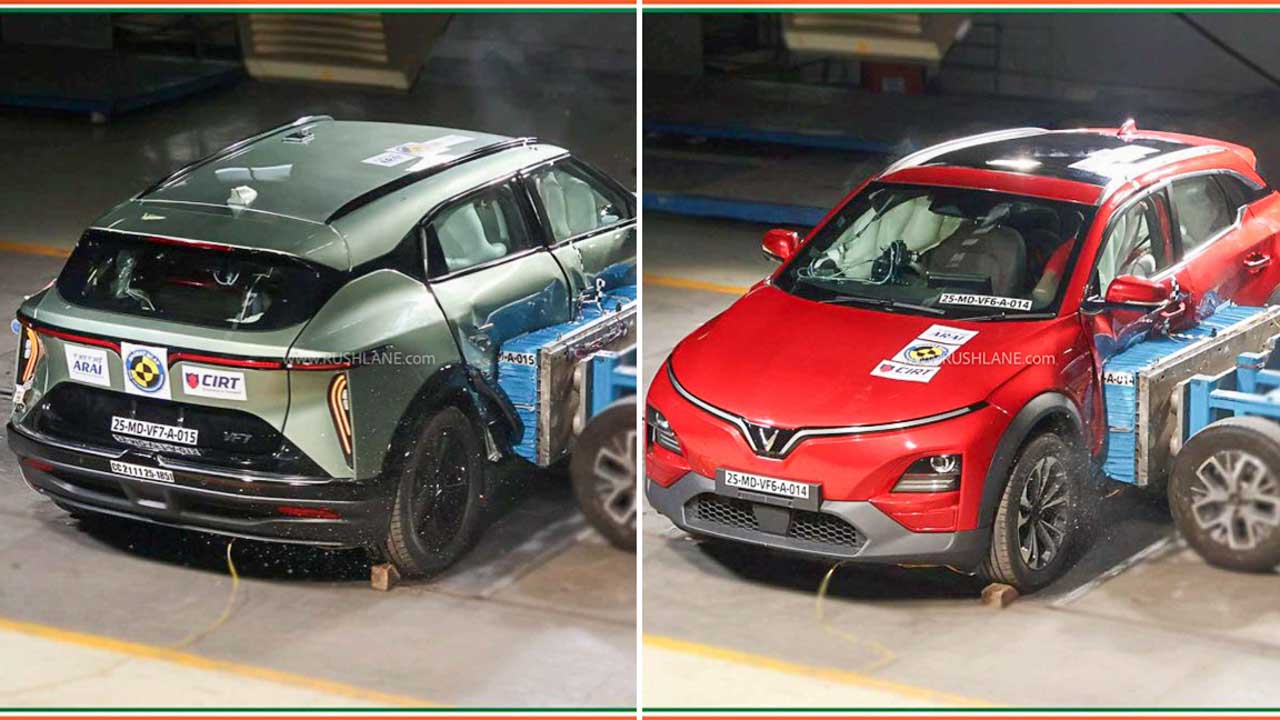 VinFast VF 6, VF 7 bị đ&acirc;m th&igrave; xe biến dạng thế n&agrave;o, người trong xe sống, chết ra sao - Video n&agrave;y c&oacute; thể l&agrave; c&acirc;u trả lời- Ảnh 1.