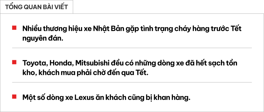 Xe Nhật 'ch&aacute;y h&agrave;ng' trước Tết: Người Việt mua &ocirc; t&ocirc; giờ phải&hellip; xếp h&agrave;ng chờ- Ảnh 1.