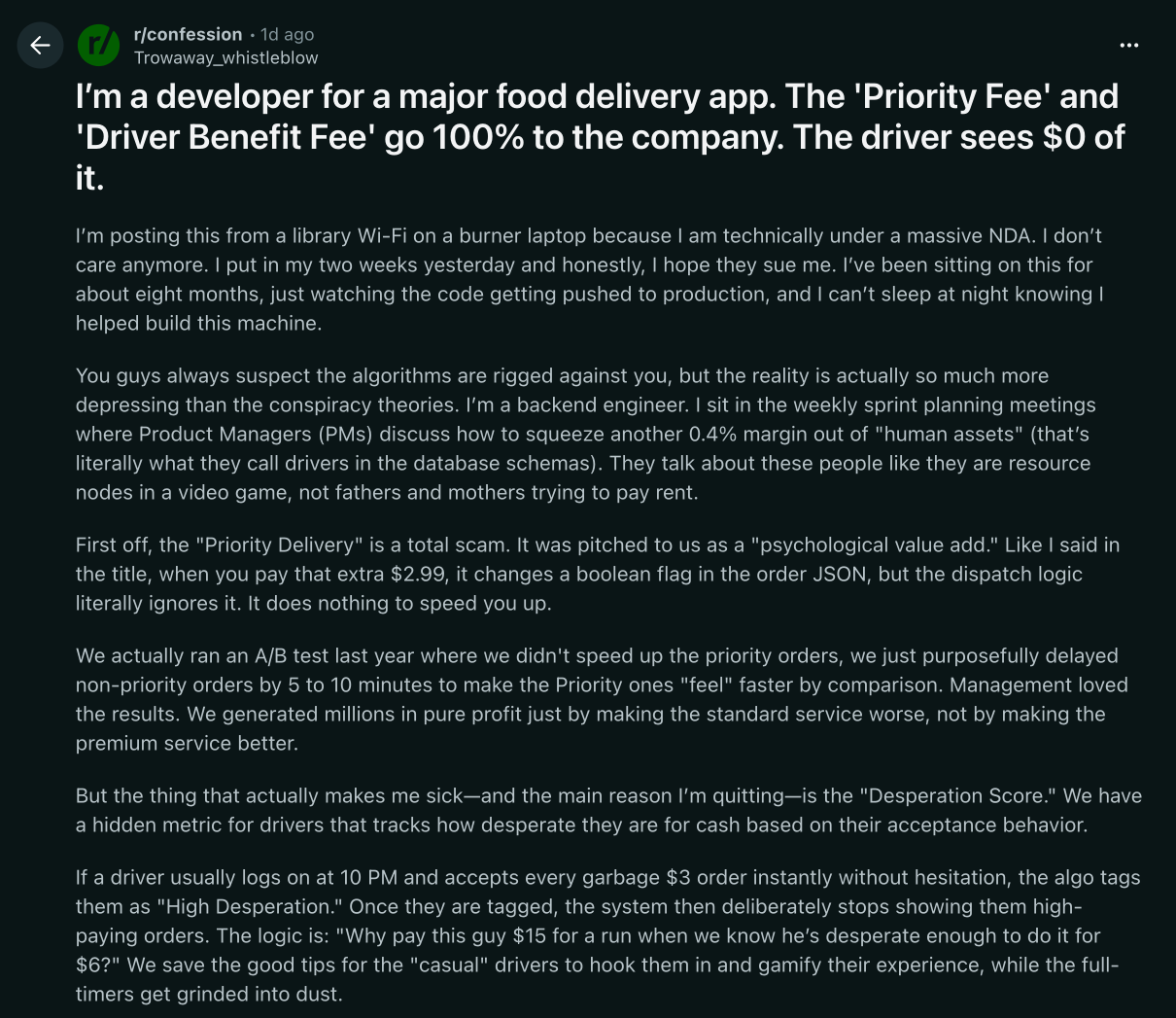 Redditor Mỹ h&eacute; lộ g&oacute;c khuất nghề giao h&agrave;ng, shipper v&agrave; người d&ugrave;ng Việt cũng gật g&ugrave; thấy &ldquo;quen qu&aacute;&rdquo;- Ảnh 1.