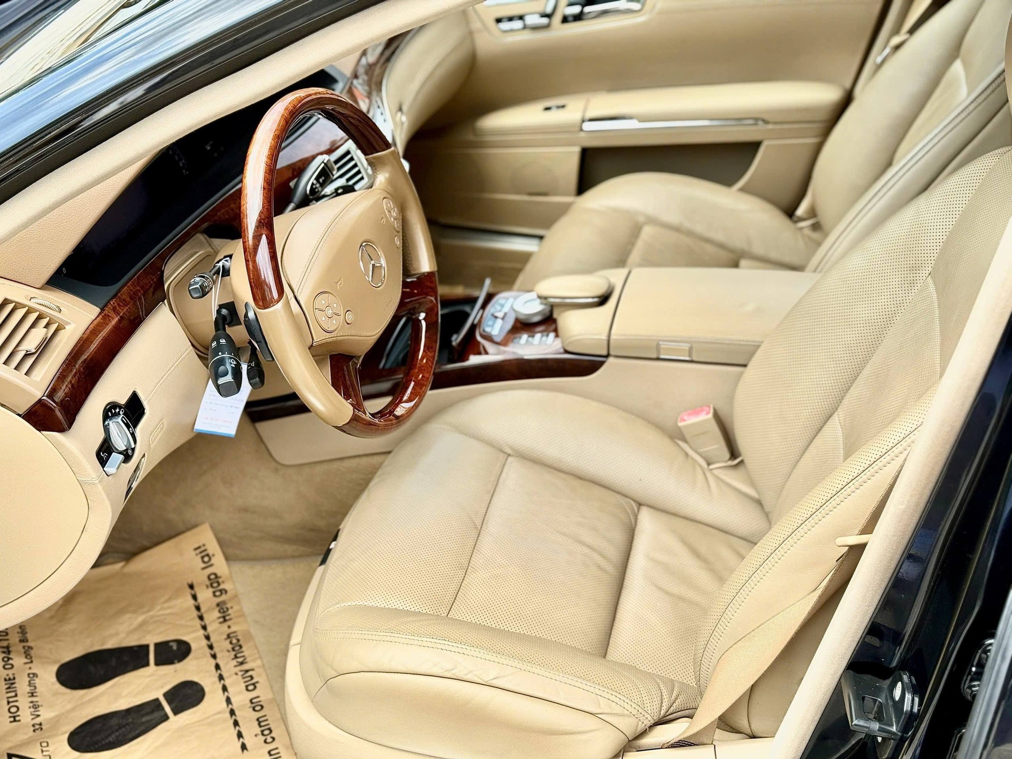 Rao Mercedes-Benz S 500 2009 chưa đến 500 triệu, người b&aacute;n chia sẻ: Chủ cũ chi cả trăm triệu để đại tu, ri&ecirc;ng tiền m&acirc;m v&agrave; phanh hết 'nửa gi&aacute; xe'- Ảnh 6.