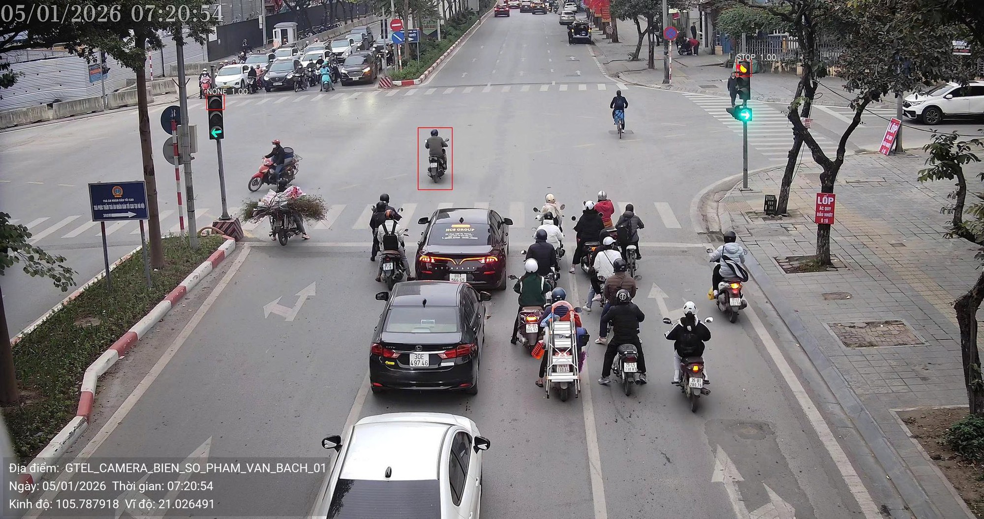 Loạt chủ xe c&oacute; biển số sau vi phạm ở H&agrave; Nội được camera A.I ghi lại nhanh ch&oacute;ng nộp phạt nguội theo Nghị định 168- Ảnh 3.