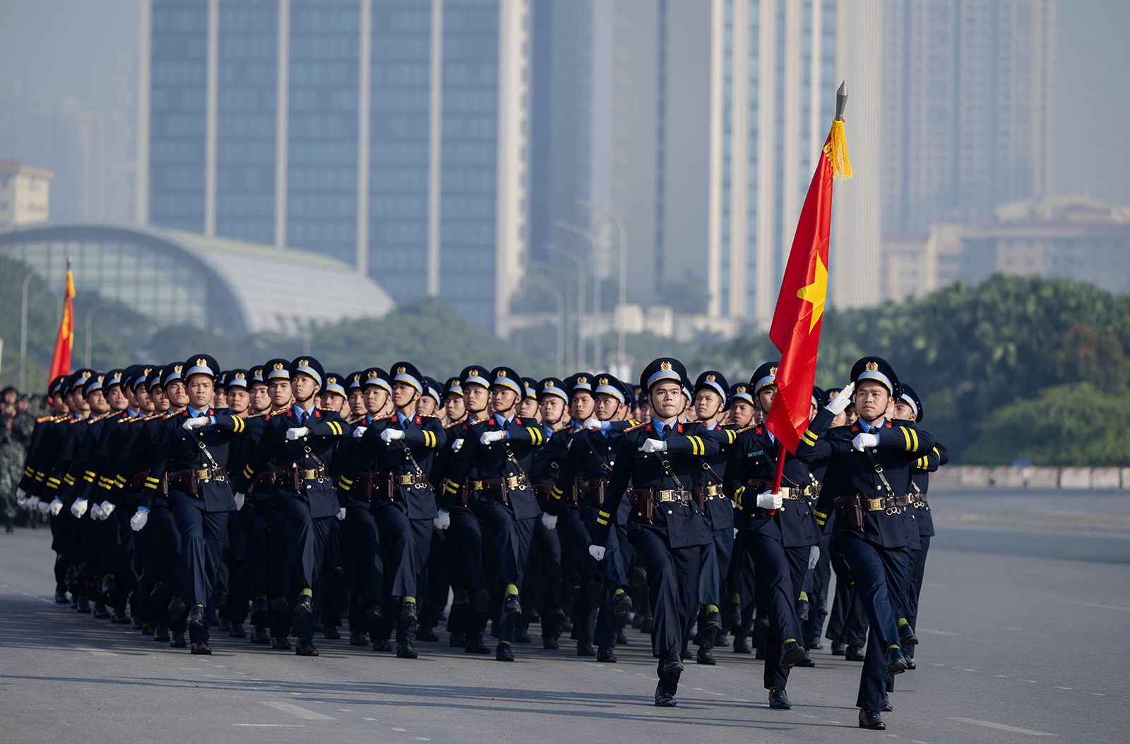 Lực lượng tinh nhuệ cùng dàn khí tài hiện đại diễn tập, sẵn sàng tham gia bảo vệ Đại hội Đảng- Ảnh 12.