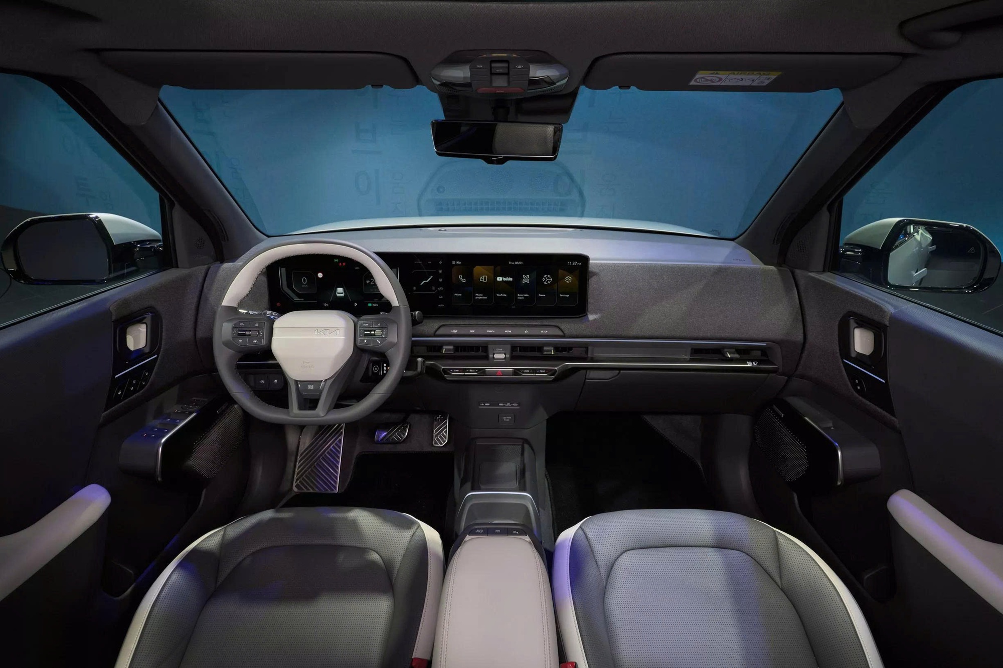 Kia EV2 ra mắt: CUV điện c&ugrave;ng cỡ VF 5, động cơ điện mạnh 145 m&atilde; lực, chạy TPHCM - Nha Trang kh&ocirc;ng cần sạc- Ảnh 2.