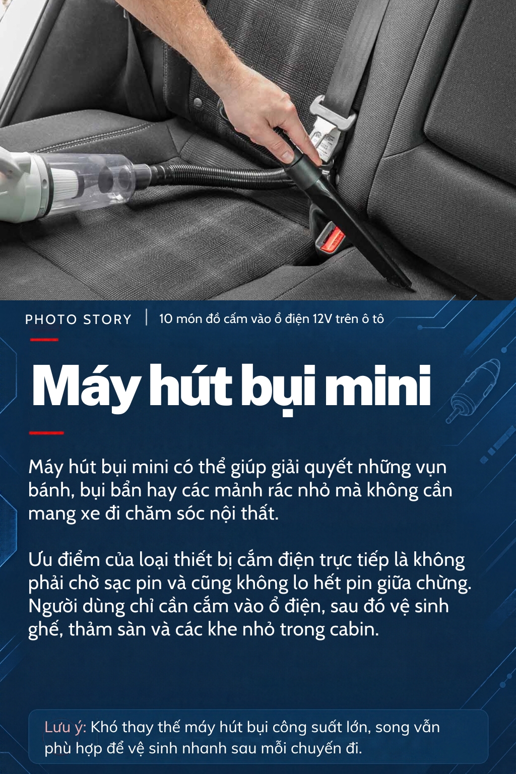Ổ cắm 12V trên ô tô tưởng chỉ để sạc điện thoại, hóa ra còn dùng được với 10 món đồ này - Ảnh 2.