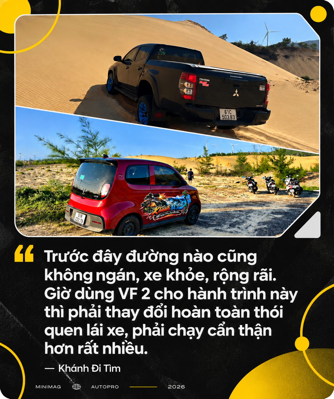 Cất Pajero Sport, người đàn ông này chọn đem VinFast VF 2 xuyên Việt trong 365 ngày: Chạy hơn 4.000km tháng đầu, có lúc 'toát mồ hôi' - Ảnh 15.