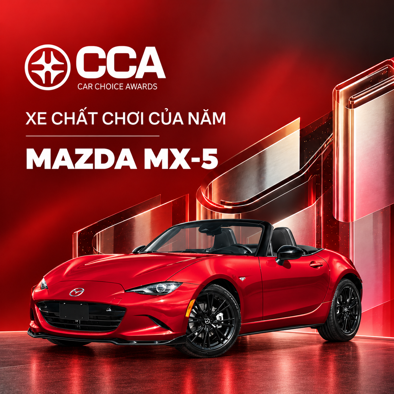 Mazda MX-5 thắng &aacute;p đảo hạng mục 'Xe chất chơi của năm' tại Car Choice Awards 2026 - Ảnh 1.