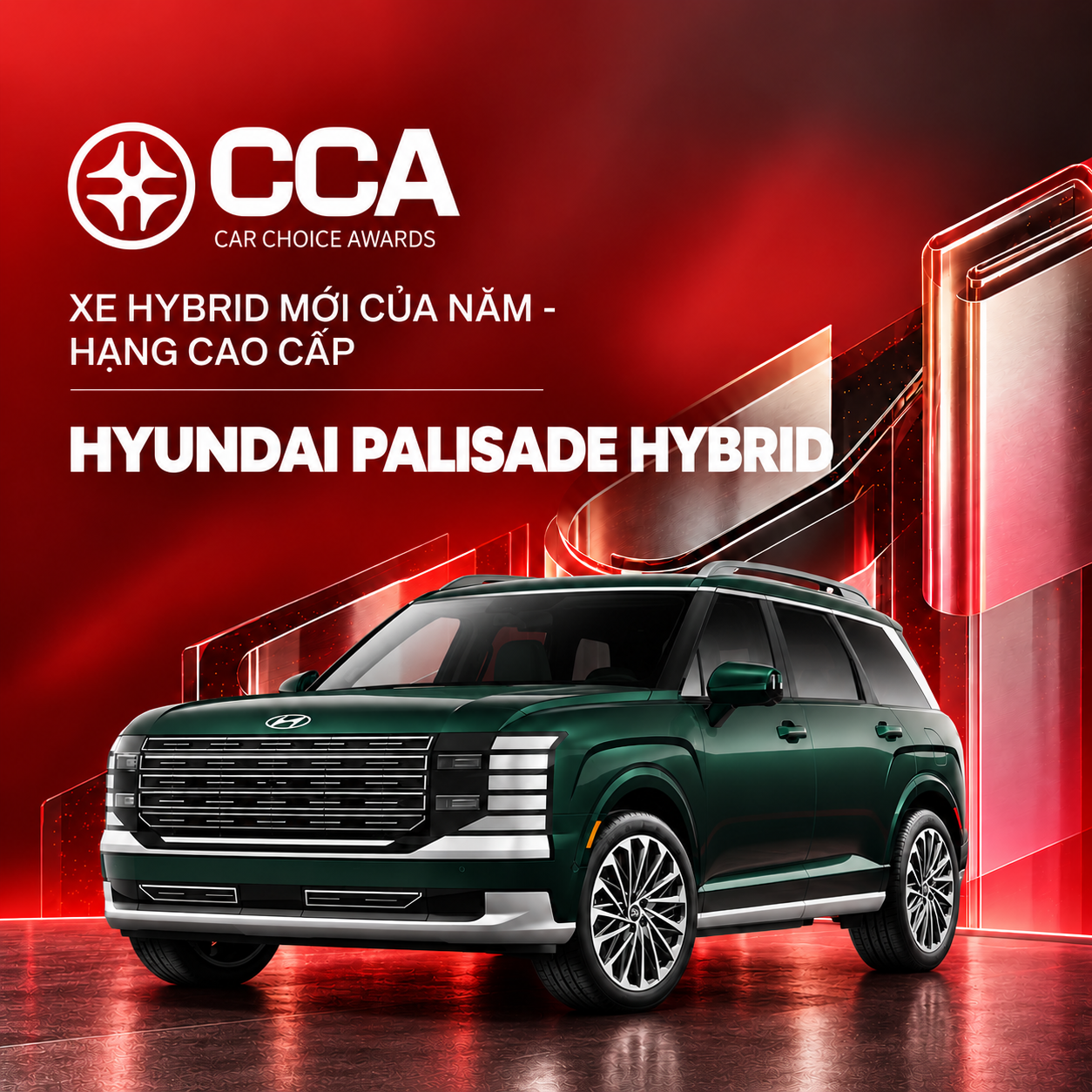 H&ograve;a điểm chuy&ecirc;n m&ocirc;n, Hyundai Palisade Hybrid thắng giải 'Xe hybrid mới của năm - Hạng cao cấp' nhờ cộng đồng b&igrave;nh chọn &aacute;p đảo - Ảnh 1.