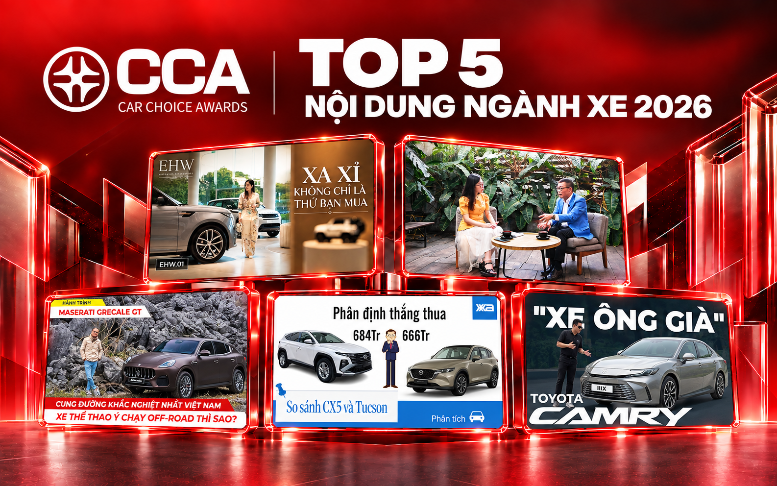 5 nội dung ng&agrave;nh xe được b&igrave;nh chọn nhiều nhất CCA 2026: Từ trải nghiệm xe điện đến những h&agrave;nh tr&igrave;nh kh&aacute;c biệt - Ảnh 1.