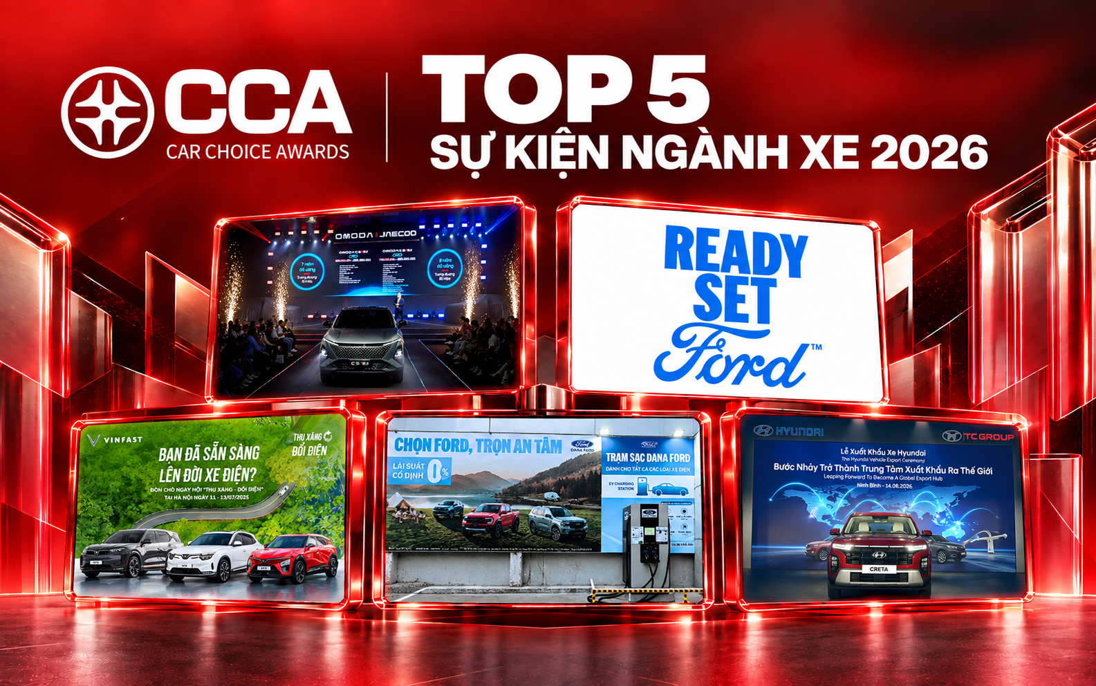 5 sự kiện ng&agrave;nh xe được b&igrave;nh chọn nhiều nhất CCA 2026: Từ m&agrave;n ra mắt xe đến xuất khẩu &ocirc; t&ocirc; Việt - Ảnh 1.