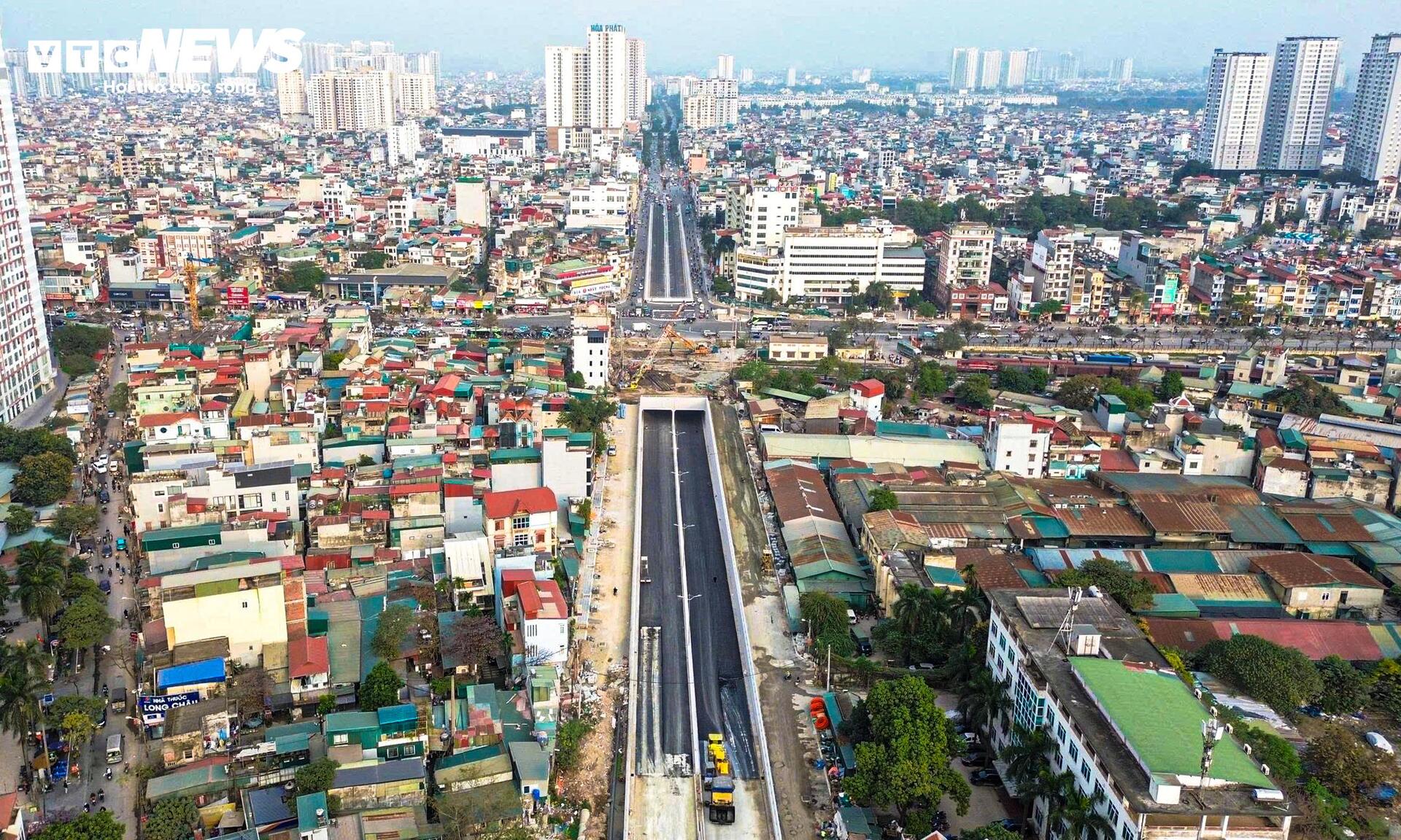 To&agrave;n cảnh c&aacute;c dự &aacute;n giao th&ocirc;ng trọng điểm ở H&agrave; Nội đồng loạt th&ocirc;ng xe trước Tết- Ảnh 2.