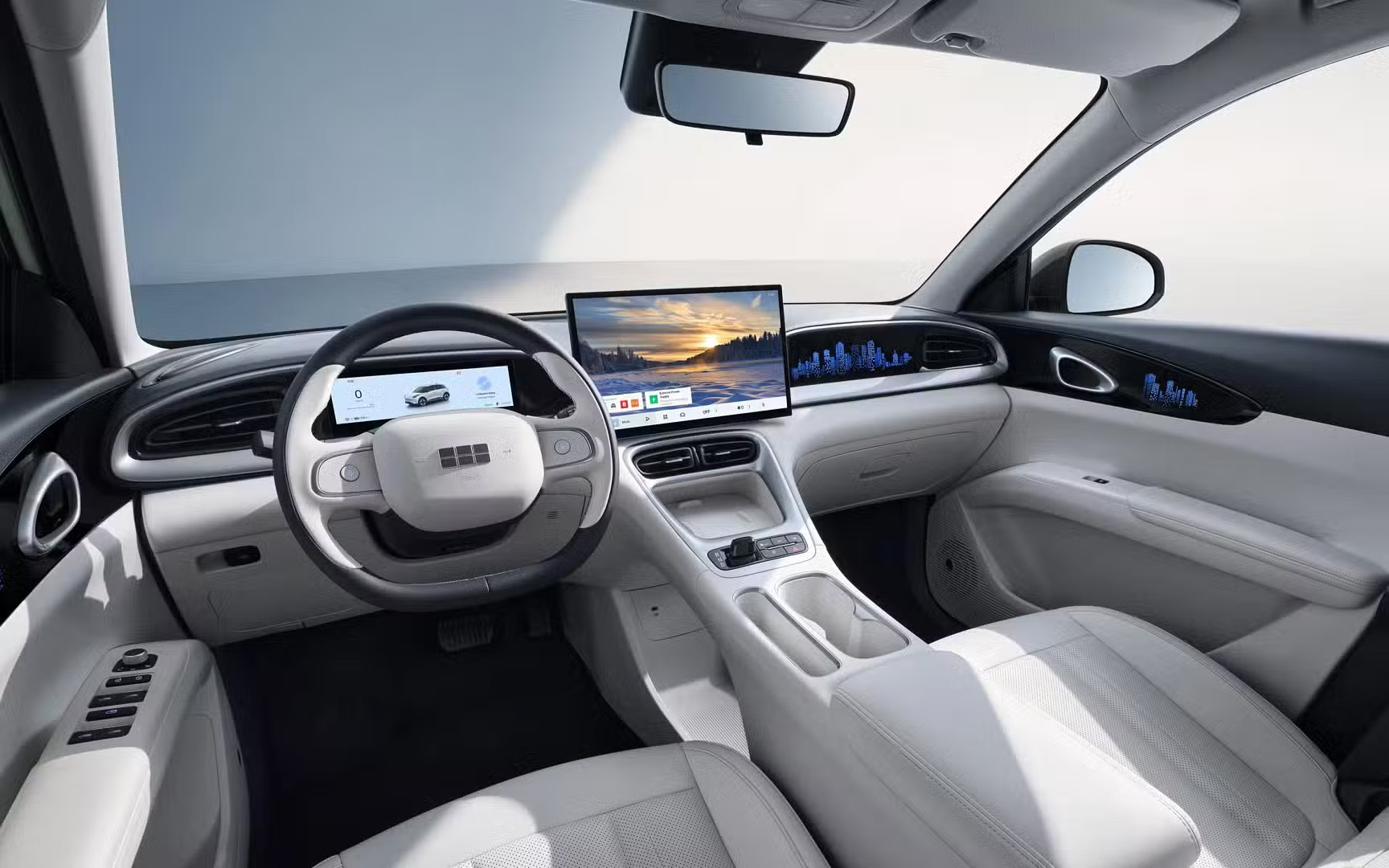 Geely EX2 về Việt Nam, dễ ra mắt sau Tết: M&agrave;n h&igrave;nh khủng, nhiều chỗ để đồ, c&oacute; ADAS- Ảnh 9.