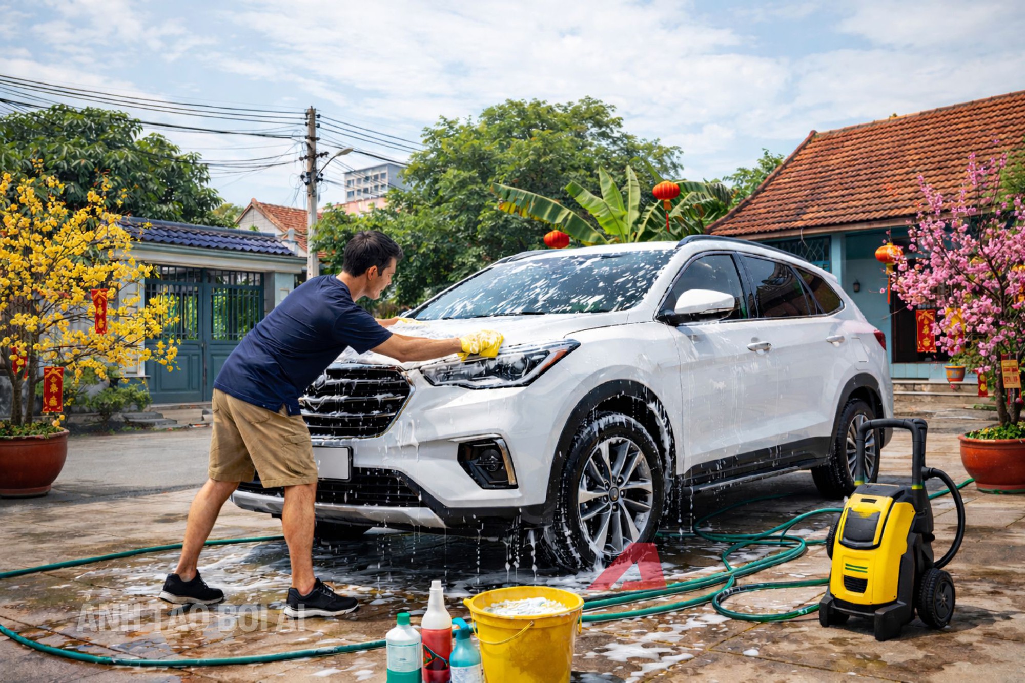 S&aacute;t Tết muốn tự rửa xe tại nh&agrave;: Chuy&ecirc;n gia chỉ c&aacute;ch để sạch, b&oacute;ng m&agrave; kh&ocirc;ng trầy xước- Ảnh 4.