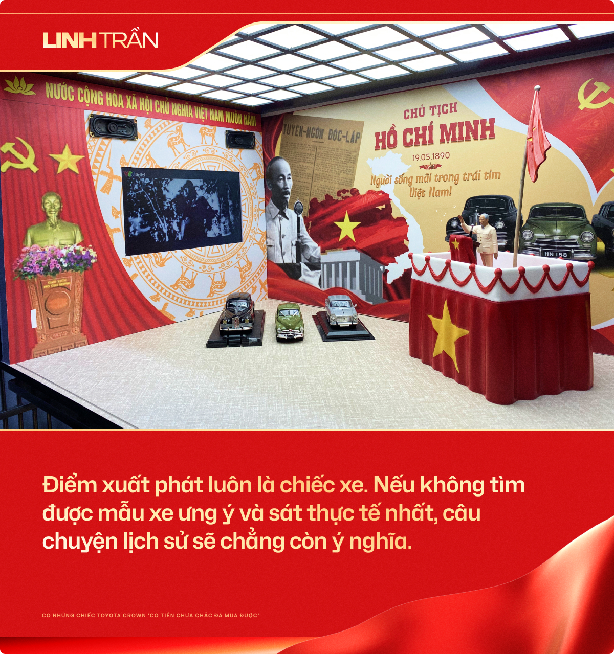 Từ Toyota Crown tới VinFast VF 9: Tay chơi H&agrave; Th&agrave;nh kể chuyện lịch sử bằng m&ocirc; h&igrave;nh xe- Ảnh 3.