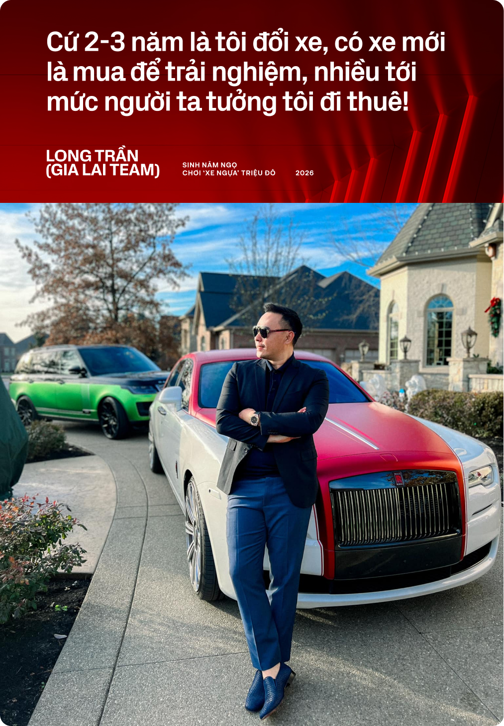 Sinh năm Ngọ, chơi &lsquo;xe ngựa&rsquo; triệu đ&ocirc;: Long Trần (Gia Lai Team) v&agrave; triết l&yacute; mua si&ecirc;u xe kh&ocirc;ng giống ai- Ảnh 2.