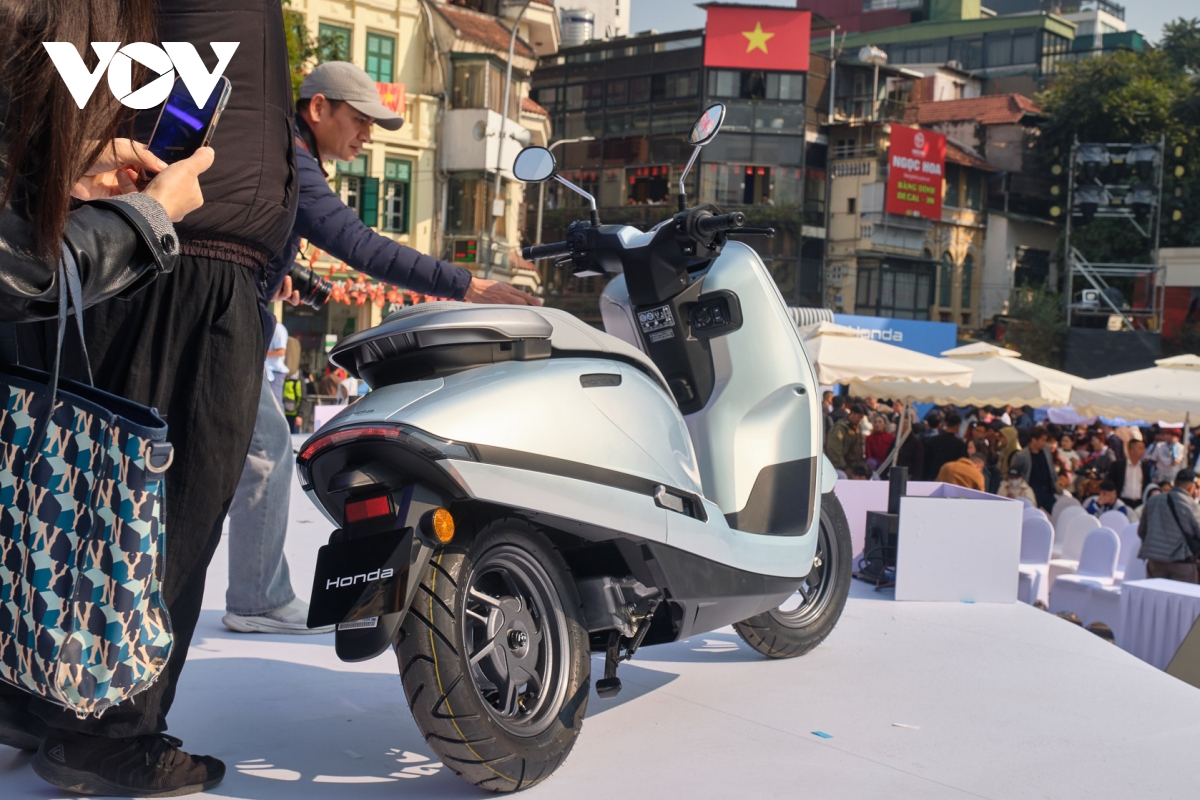 Cận cảnh Honda UC3 - xe m&aacute;y điện sắp b&aacute;n tại Việt Nam- Ảnh 3.