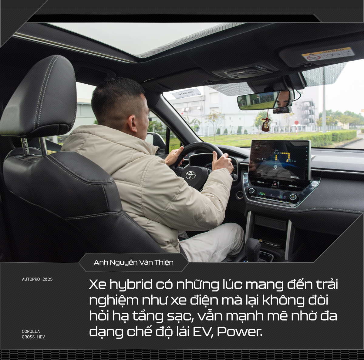 D&ugrave;ng &lsquo;Mẹc&rsquo; 10 năm rồi chốt Toyota Corolla Cross HEV, chủ xe chia sẻ: &lsquo;Nu&ocirc;i nhẹ đầu, hơn th&aacute;ng kh&ocirc;ng phải đổ xăng, l&agrave;nh v&agrave; rẻ gần như&hellip; xe m&aacute;y&rsquo;- Ảnh 10.