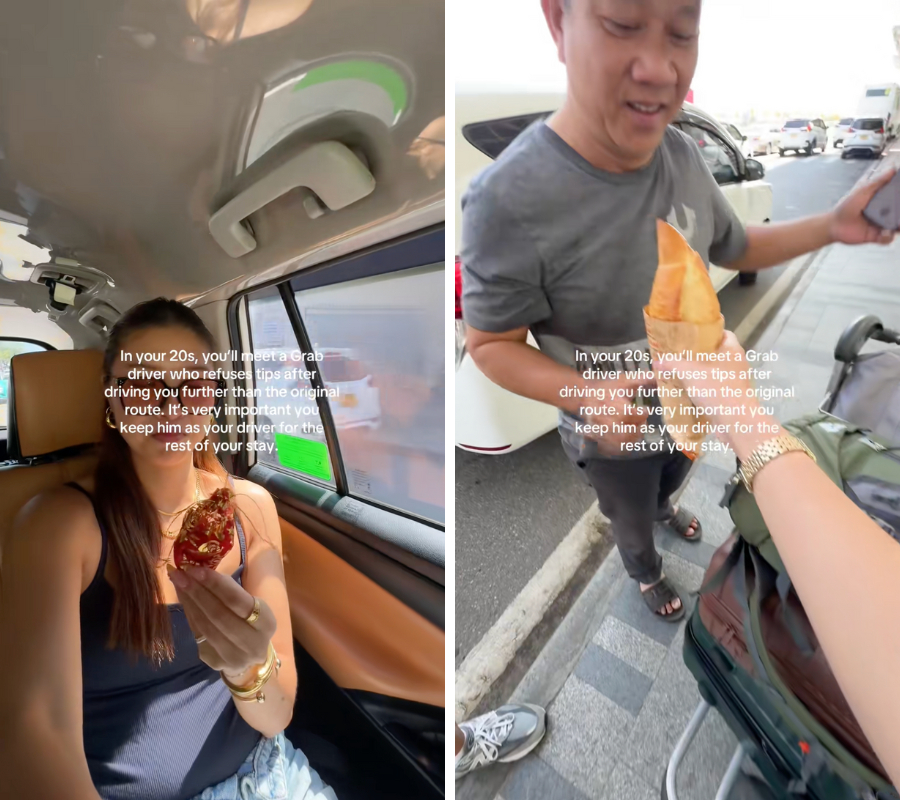 Kh&aacute;ch T&acirc;y sững sờ v&igrave; bị t&agrave;i xế Đ&agrave; Nẵng "cự tuyệt" tiền tip, đ&atilde; vậy c&ograve;n bị &eacute;p nhận m&oacute;n qu&agrave; đặc biệt ra s&acirc;n bay- Ảnh 2.