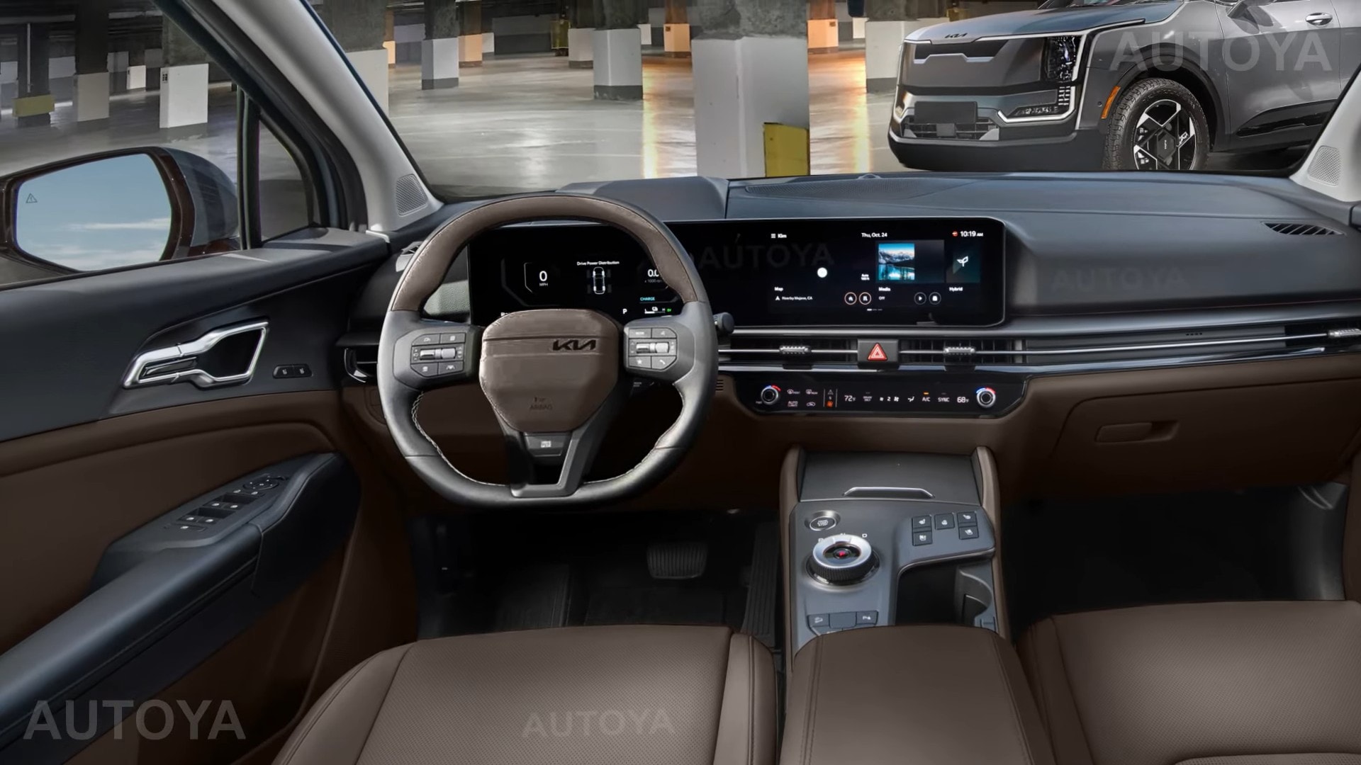 Kia Sportage thế hệ mới sẽ khai tử m&aacute;y xăng, chỉ c&ograve;n hybrid, c&oacute; bản chạy 100km kh&ocirc;ng cần lo gi&aacute; xăng tăng- Ảnh 6.