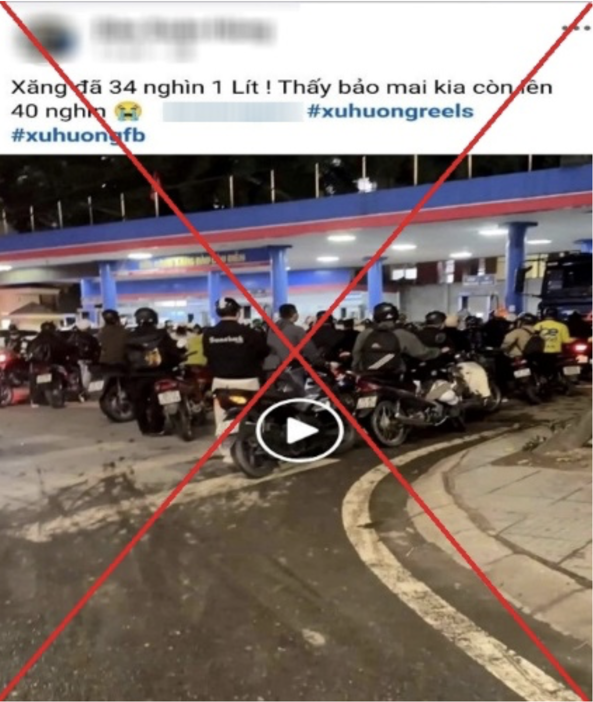 Nh&acirc;n vi&ecirc;n b&aacute;n xe điện loan tin "xăng đ&atilde; l&ecirc;n 34.000 đồng, mai kia c&ograve;n l&ecirc;n 40.000 đồng" bị xử l&yacute;- Ảnh 2.