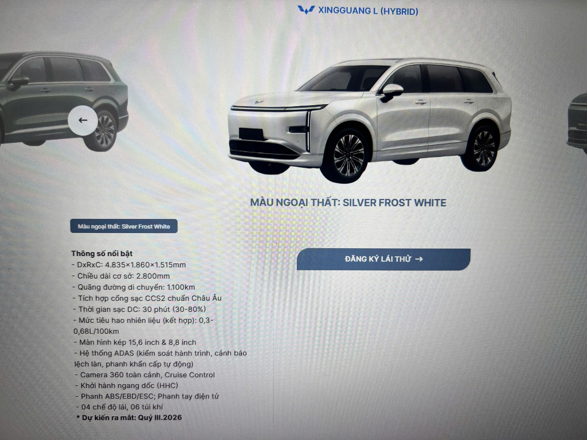 Wuling '&uacute;p mở' loạt xe mới 2026 tại Việt Nam: Từ xe điện mini đ&ocirc; thị đến SUV hybrid cỡ lớn, c&oacute; xe chỉ tốn 0,3L/100km- Ảnh 4.