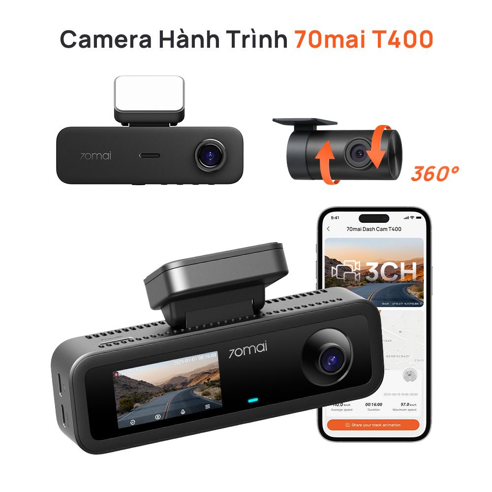 70mai ra mắt bộ đôi camera hành trình 3 kênh 4K T800 và T400 tại Việt Nam- Ảnh 4. 70mai ra mắt bộ đôi camera hành trình 3 kênh 4K T800 và T400 tại Việt Nam- Ảnh 4.