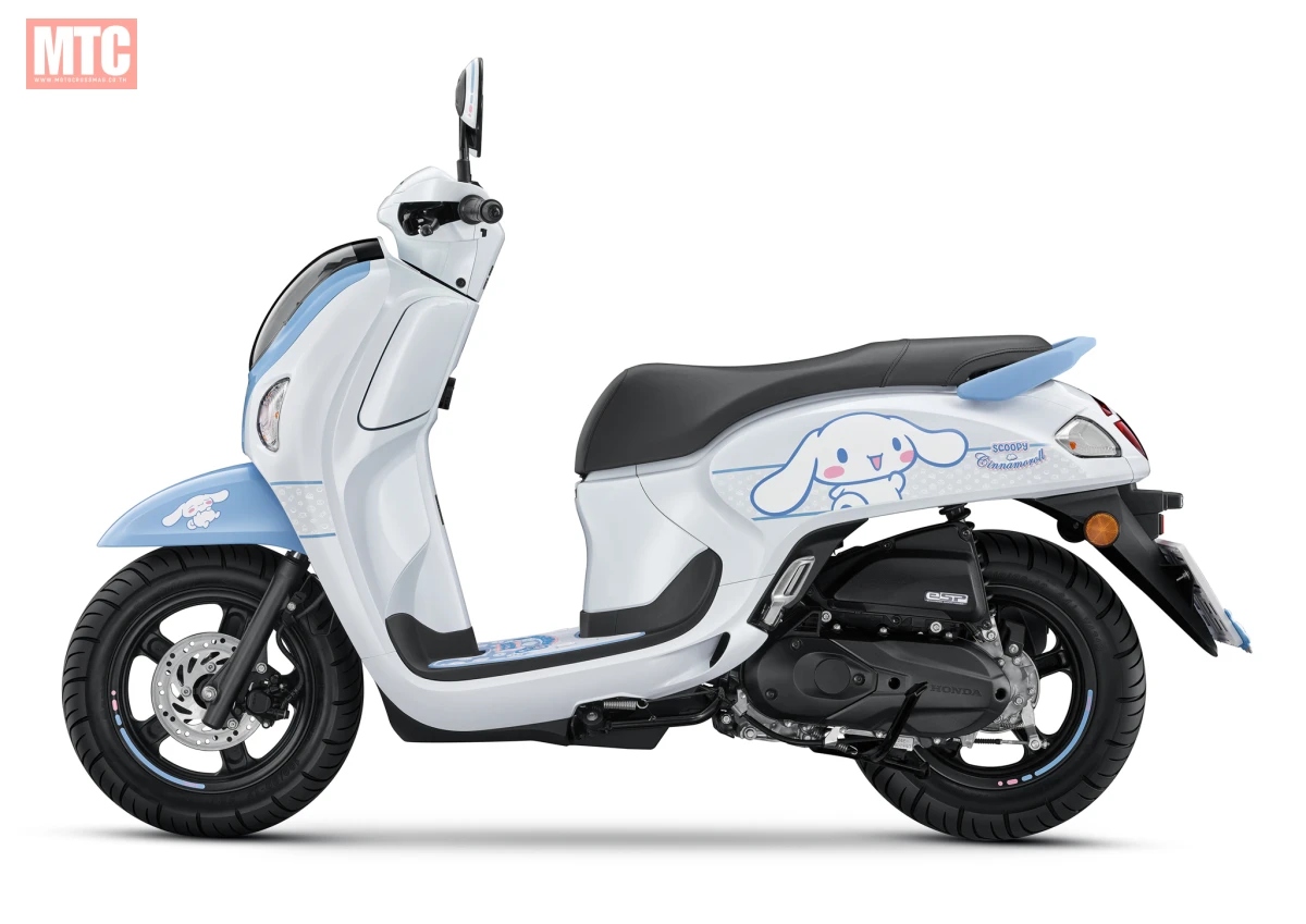 Honda Scoopy Cinnamoroll 2026 g&acirc;y sốt với thiết kế &ldquo;cute lạc lối&rdquo;, bản giới hạn 2.000 chiếc khiến giới trẻ săn l&ugrave;ng- Ảnh 6.