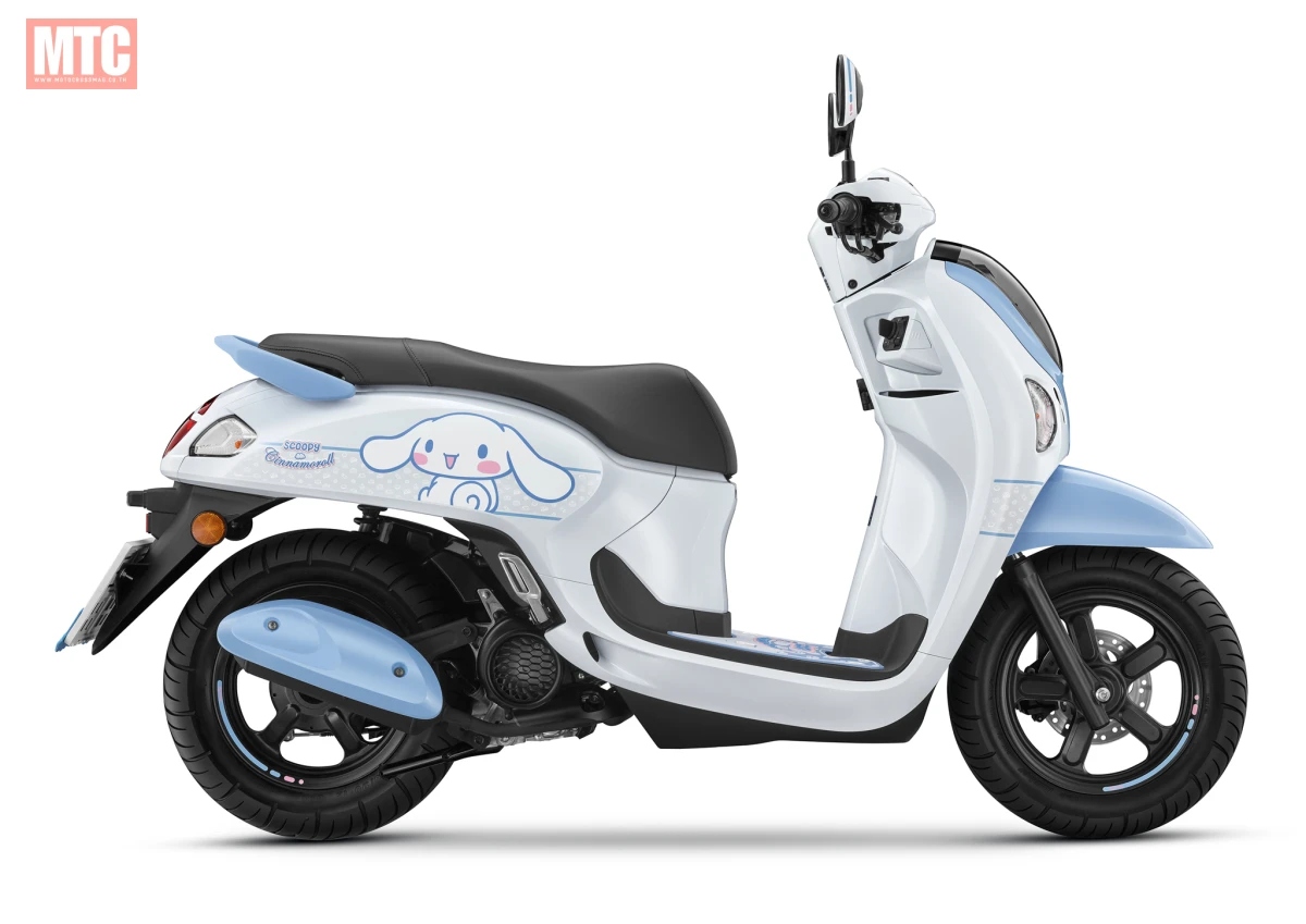 Honda Scoopy Cinnamoroll 2026 g&acirc;y sốt với thiết kế &ldquo;cute lạc lối&rdquo;, bản giới hạn 2.000 chiếc khiến giới trẻ săn l&ugrave;ng- Ảnh 7.