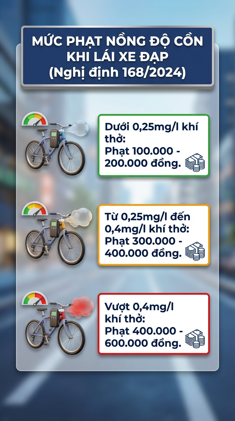 Mức phạt nồng độ cồn mới nhất đối với tất cả các loại xe sau khi bãi bỏ Nghị định 100, tài xế chú ý- Ảnh 3. Mức phạt nồng độ cồn mới nhất đối với tất cả các loại xe sau khi bãi bỏ Nghị định 100, tài xế chú ý- Ảnh 3.