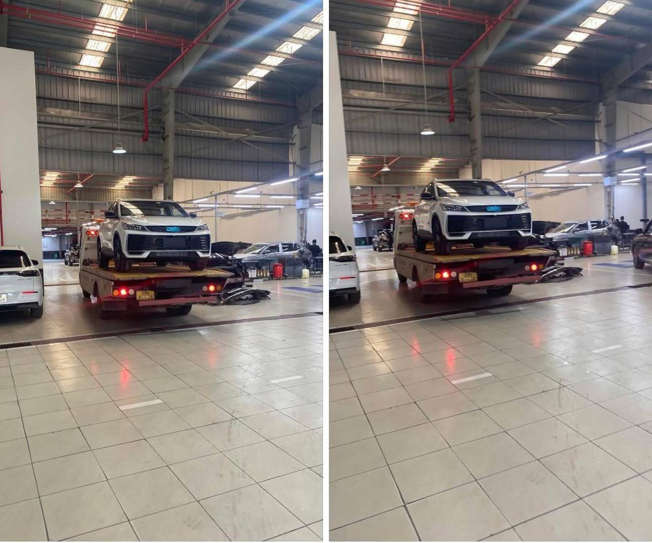 Geely Coolray facelift bất ngờ được bắt gặp ở Việt Nam: Thiết kế mới, m&agrave;n h&igrave;nh to như laptop, động cơ mạnh hơn- Ảnh 1.