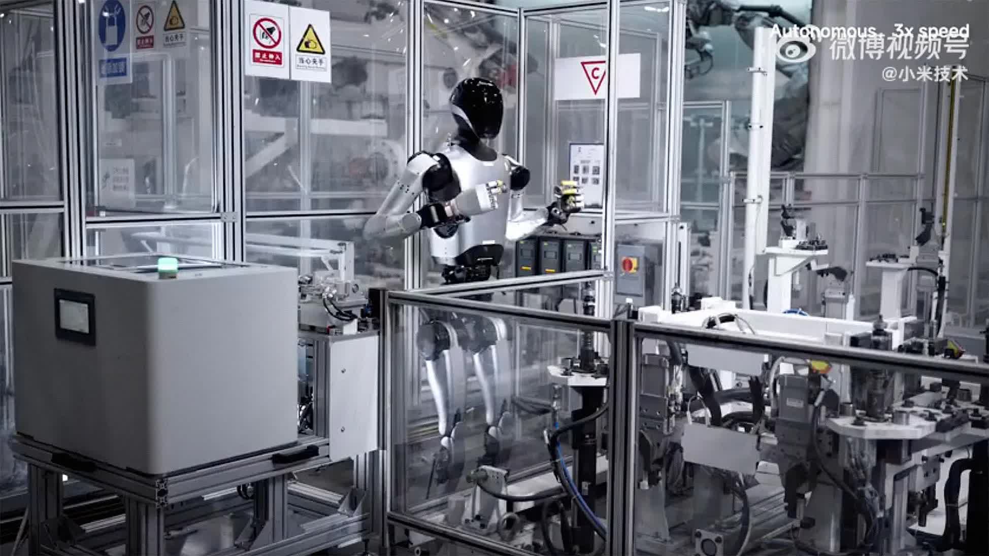 Lần đầu ti&ecirc;n trong lịch sử: Robot h&igrave;nh người Xiaomi tự lắp r&aacute;p &ocirc; t&ocirc; điện trong nh&agrave; m&aacute;y, tỷ lệ th&agrave;nh c&ocirc;ng 90,2%- Ảnh 1.