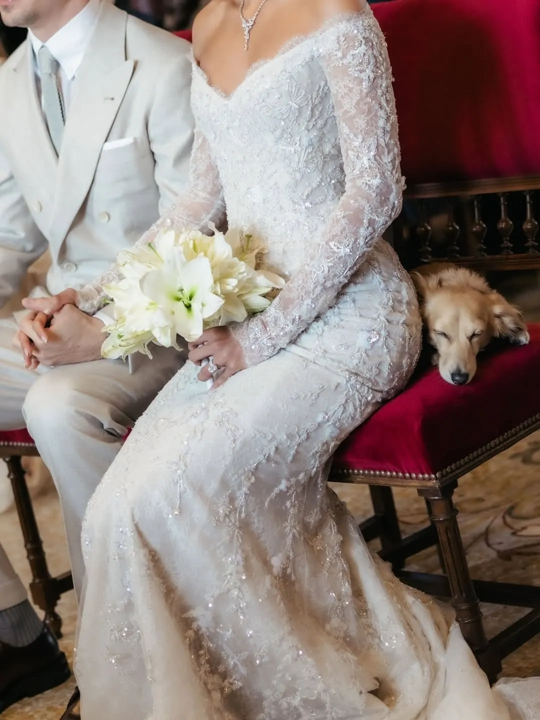 Đ&aacute;m cưới tầm cỡ quốc tế, chao đảo to&agrave;n cầu: M&agrave;n rước d&acirc;u 319 tỷ, c&ocirc; d&acirc;u đẹp như C&ocirc;ng ch&uacute;a x&eacute; truyện bước ra- Ảnh 12.