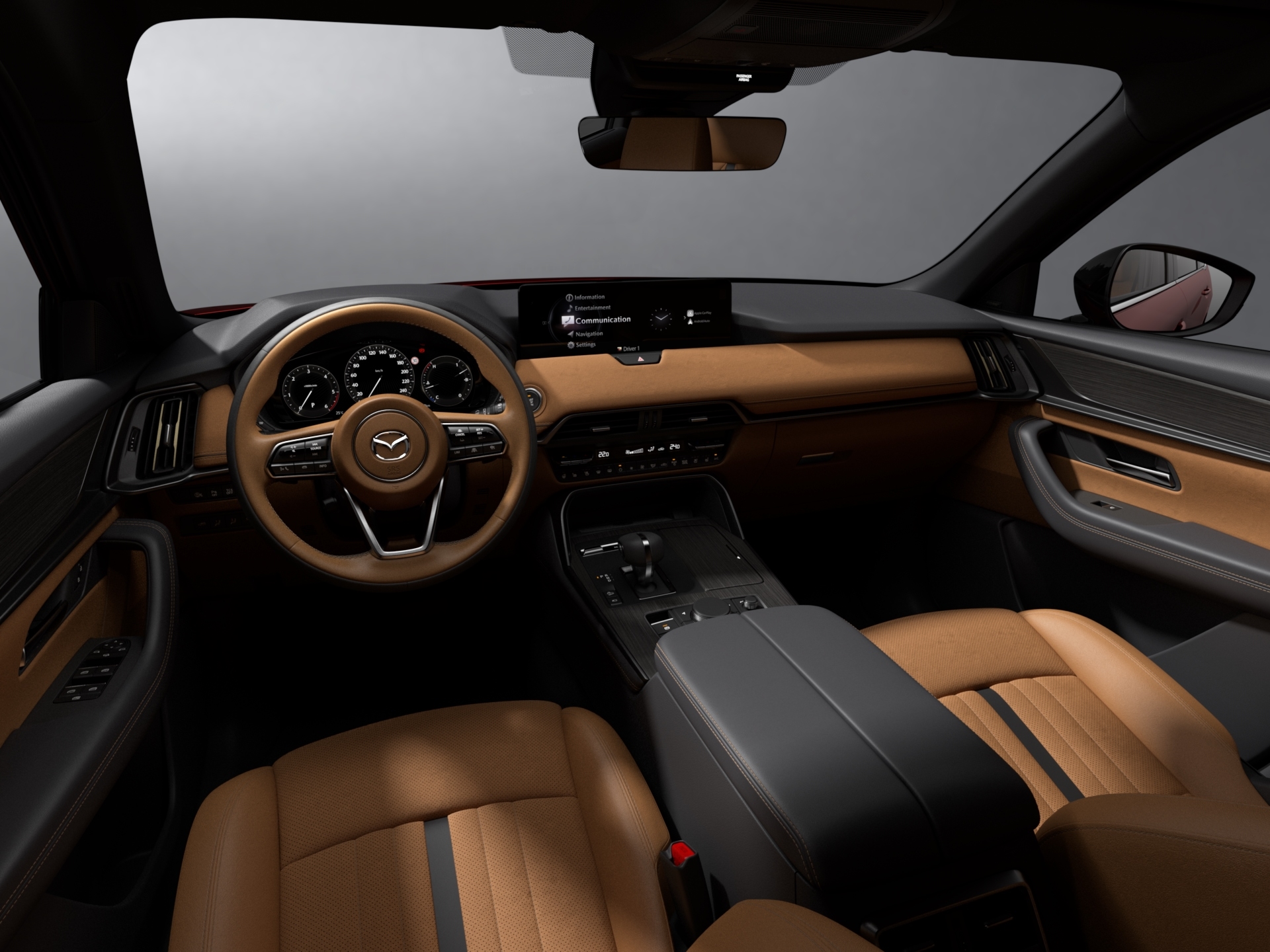 Mazda CX-60 chưa ra mắt Việt Nam đ&atilde; sắp c&oacute; bản n&acirc;ng cấp: M&agrave;u mới, ghế da thật, trợ l&yacute; ảo gi&uacute;p t&agrave;i xế thao t&aacute;c kh&ocirc;ng cần 'động tay'- Ảnh 3.