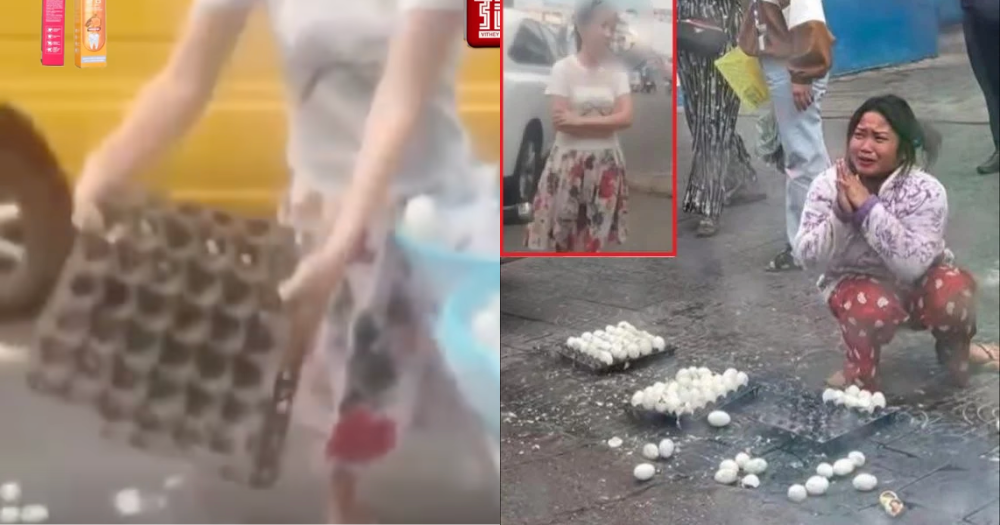 Quệt v&agrave;o &ocirc; t&ocirc; kh&ocirc;ng c&oacute; tiền đền, người b&aacute;n h&agrave;ng rong kh&oacute;c hết nước mắt khi bị chủ xe tung 