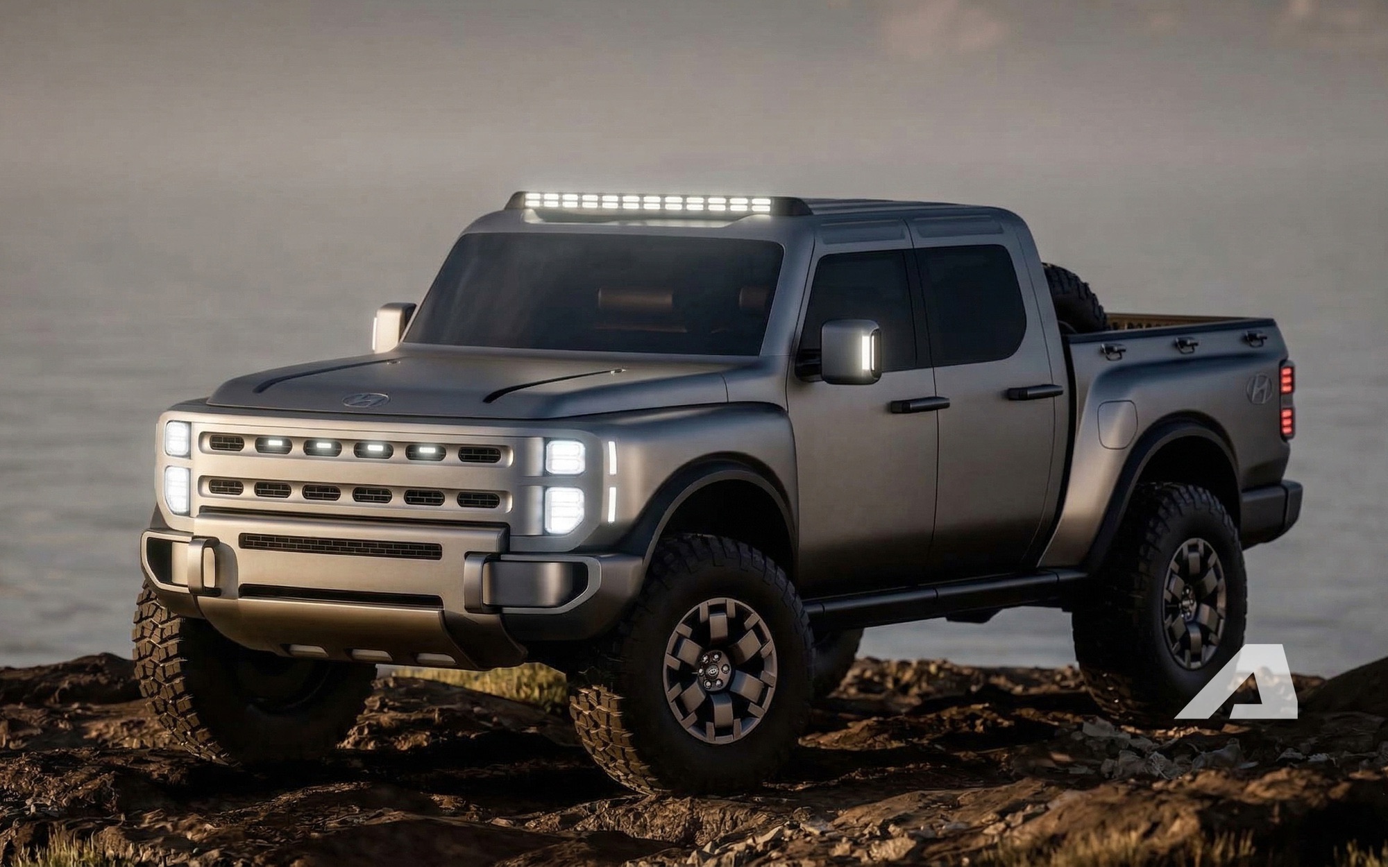 Kia sắp l&agrave;m th&ecirc;m b&aacute;n tải mới với động cơ hybrid v&agrave; EREV, chung &lsquo;ruột&rsquo; Hyundai, cạnh tranh Ranger, Hilux- Ảnh 3.